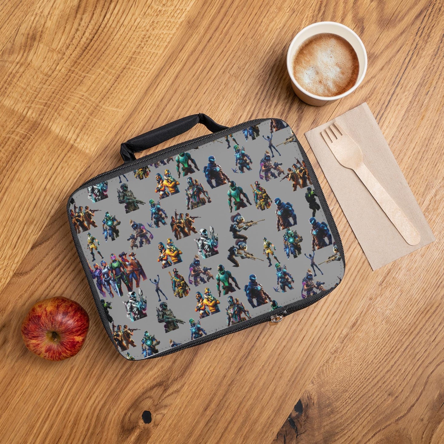 Gamer Enthusiast Lunch Bag, Perfect for Back to School, Lunch Bag Ideal for Middle & Elementary School Kids, Insulated School Lunch Bag