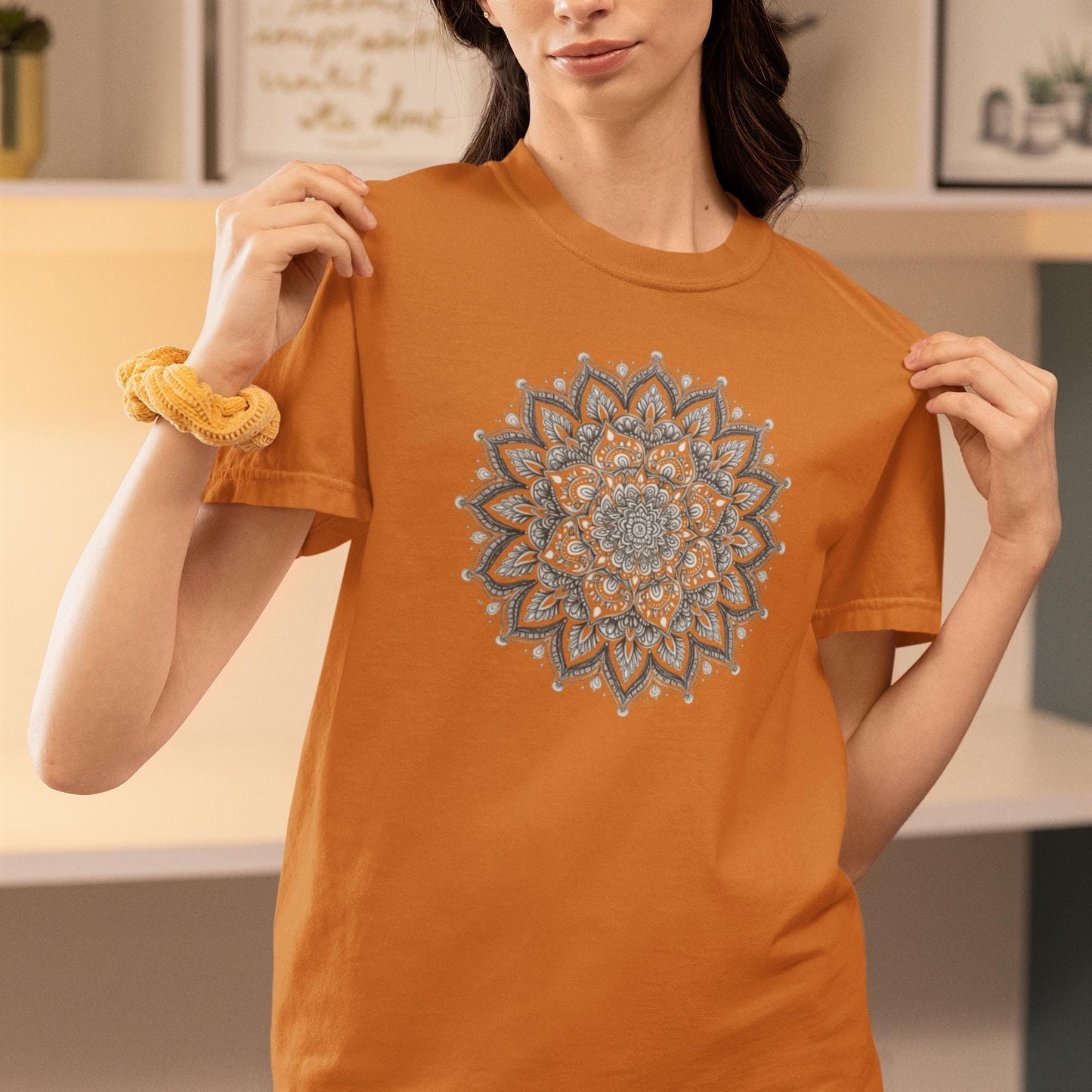 Mandala Graphic Tee, Meditation Spiritual Shirt, Neodiverse Astro Celestial Neo-Soul Tee, Boho Tee, Hippie Minimalist Gifts, Comfort Colors