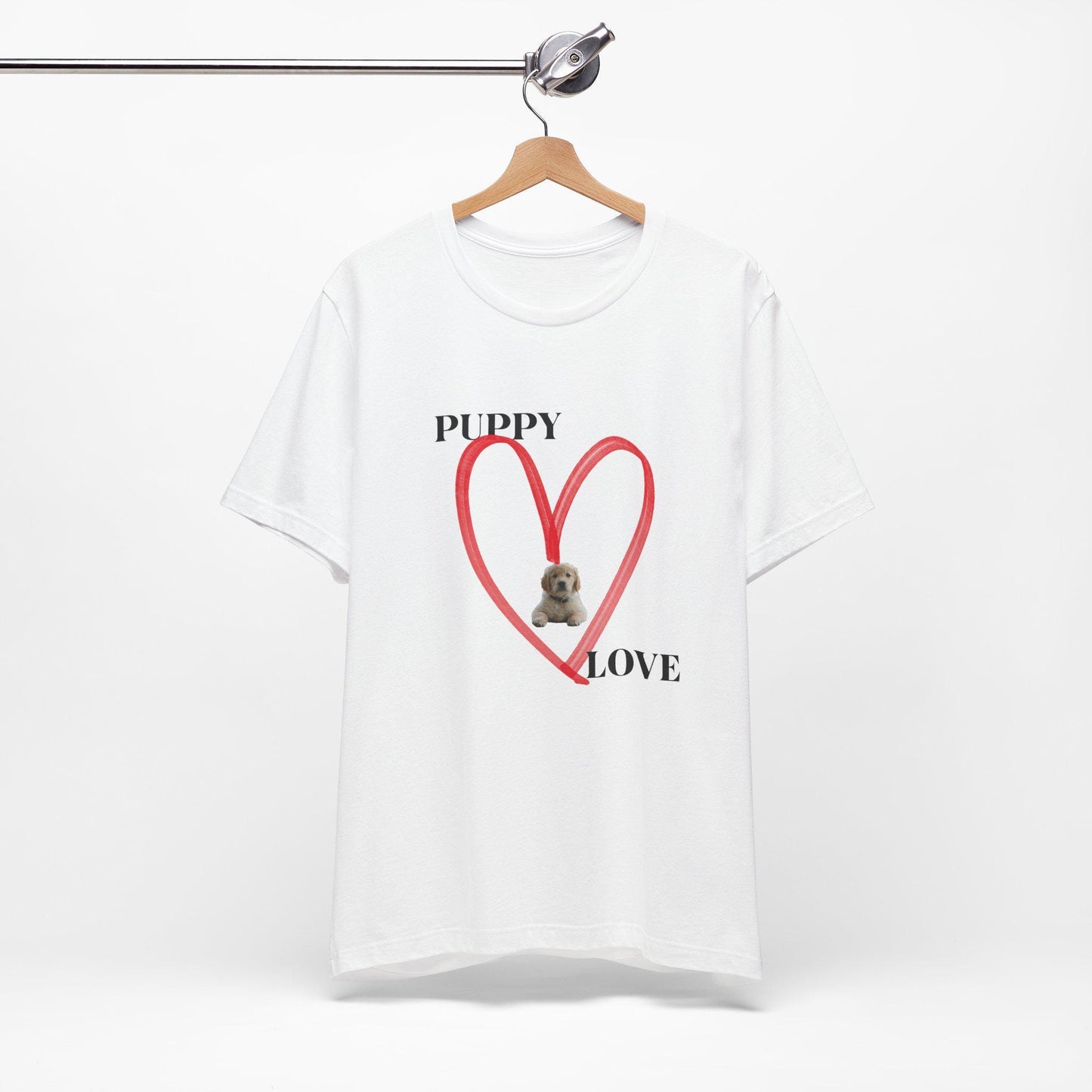 Puppy Love Unisex Tee | Cute Pet Lovers Gift | Dog Owner Apparel | Birthday | Casual Everyday Wear