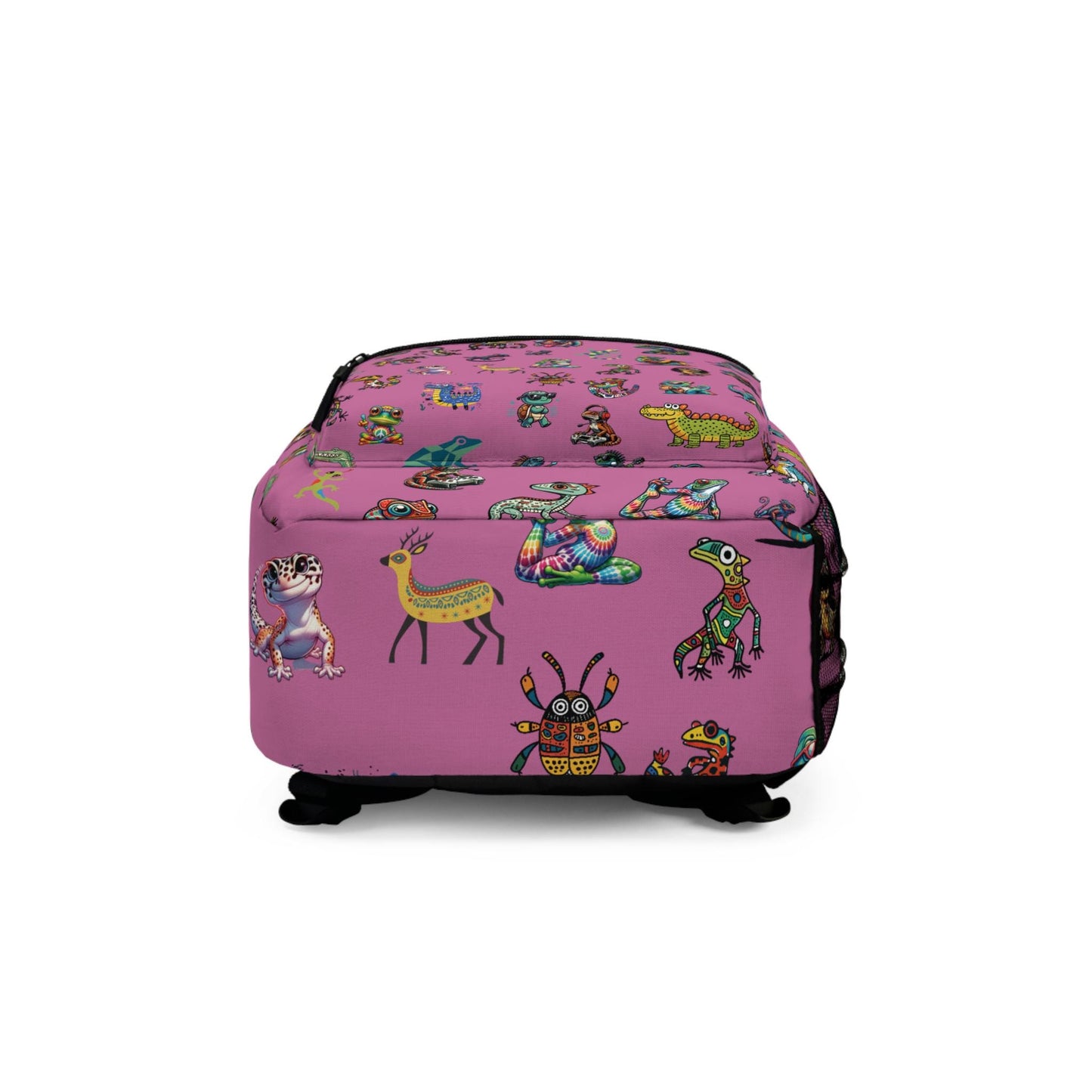 Animal Print Kids Backpack, Personalized School Bag for Elementary & Middle School Kids, Custom Name Bag for Gamer Enthusiast Back-to-School