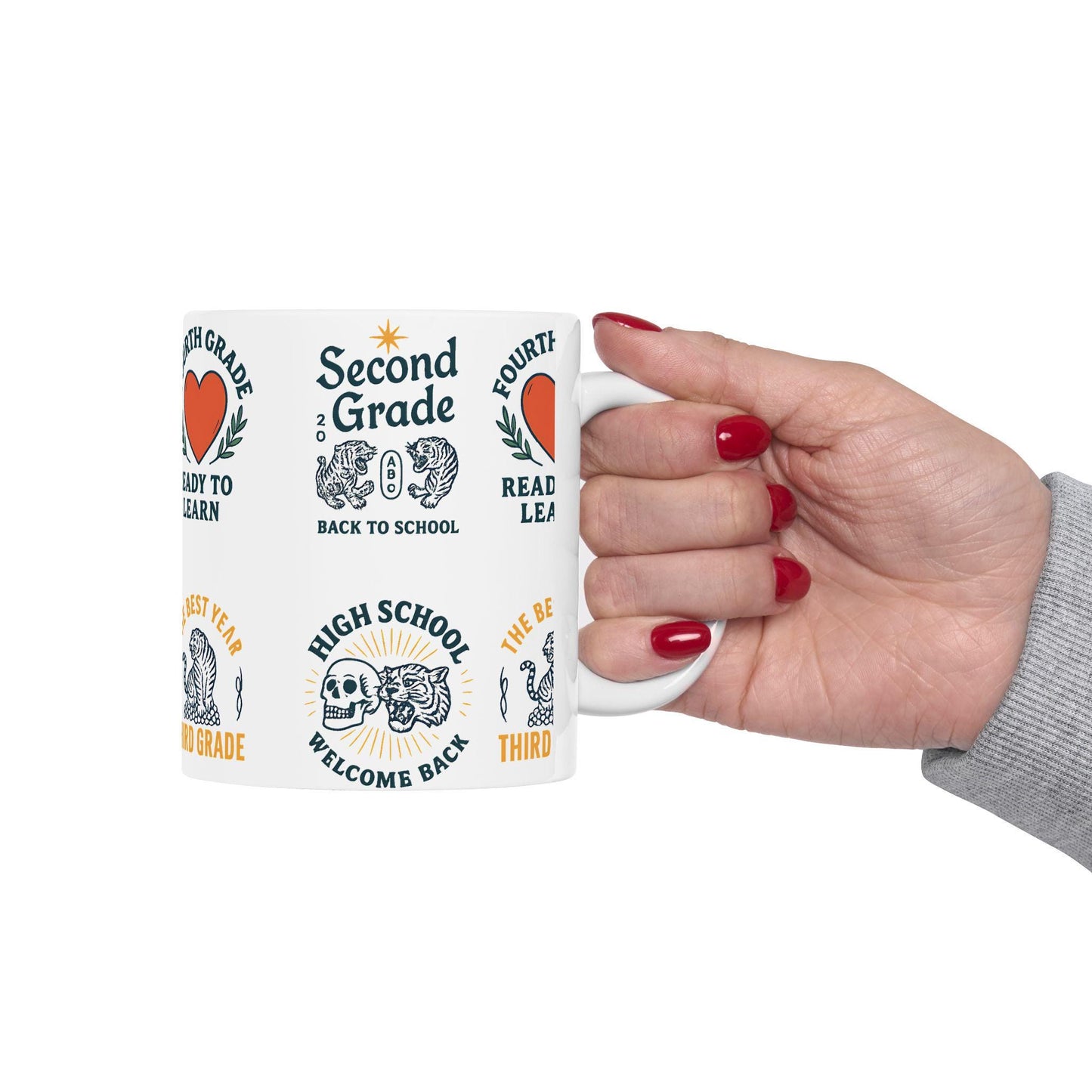 Inspiring Drinkware for Back to School - Drinkware Gift for Coffee Lovers, Espresso Mug, Ideal Back 2 School Gift for Teachers and Parents