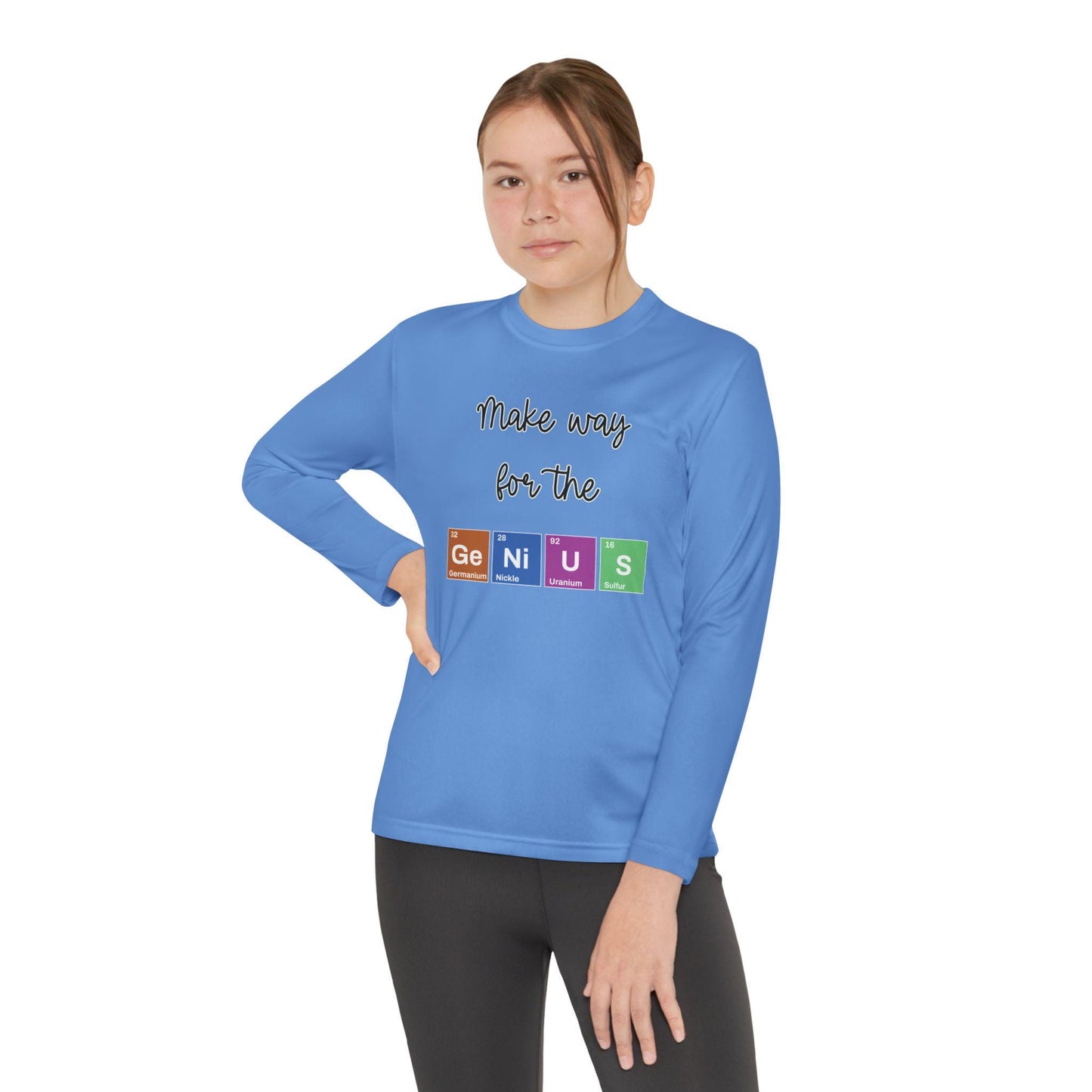 Make Way for the Genius Youth Long Sleeve Shirt, Science Inspired Shirt, Back To School Teacher Student Shirt, First Day Of School Shirts
