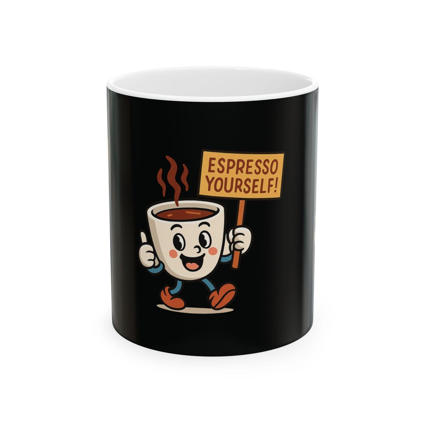 Espresso Yourself Coffee Mug, Cute Drinkware Gift for Coffee Lovers, Espresso Mug, Ideal Back 2 School Gift for Teachers and Parents