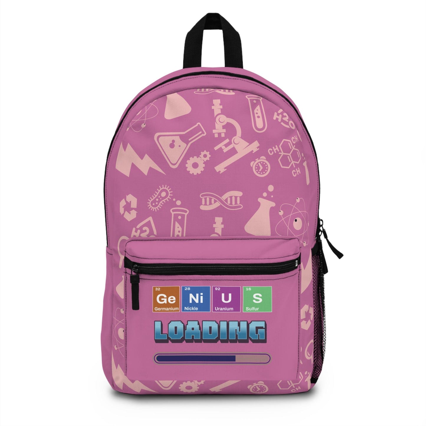 Genius Loading Backpack - Fun Science Bag for Students, Back to School Nerdy Bag, Science Lover Book Bag, STEM Student, Back to School Bag