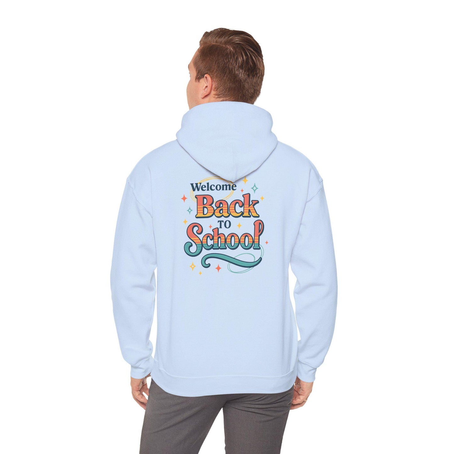Welcome Back to School Hoodie - Hoodie for Students, School Events, College, Eco-Friendly, Gift for Teacher Appreciation Back to School