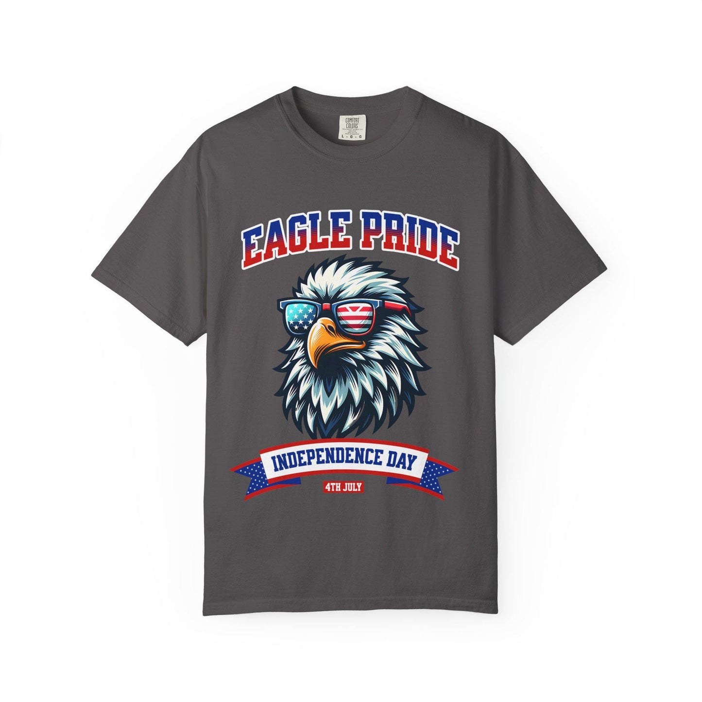 American Eagle 4th of July T-Shirt, Men and Women Garment-Dyed July 4th Tee, Summer BBQ, Independence Day, Red White Blue, Comfort Colors.