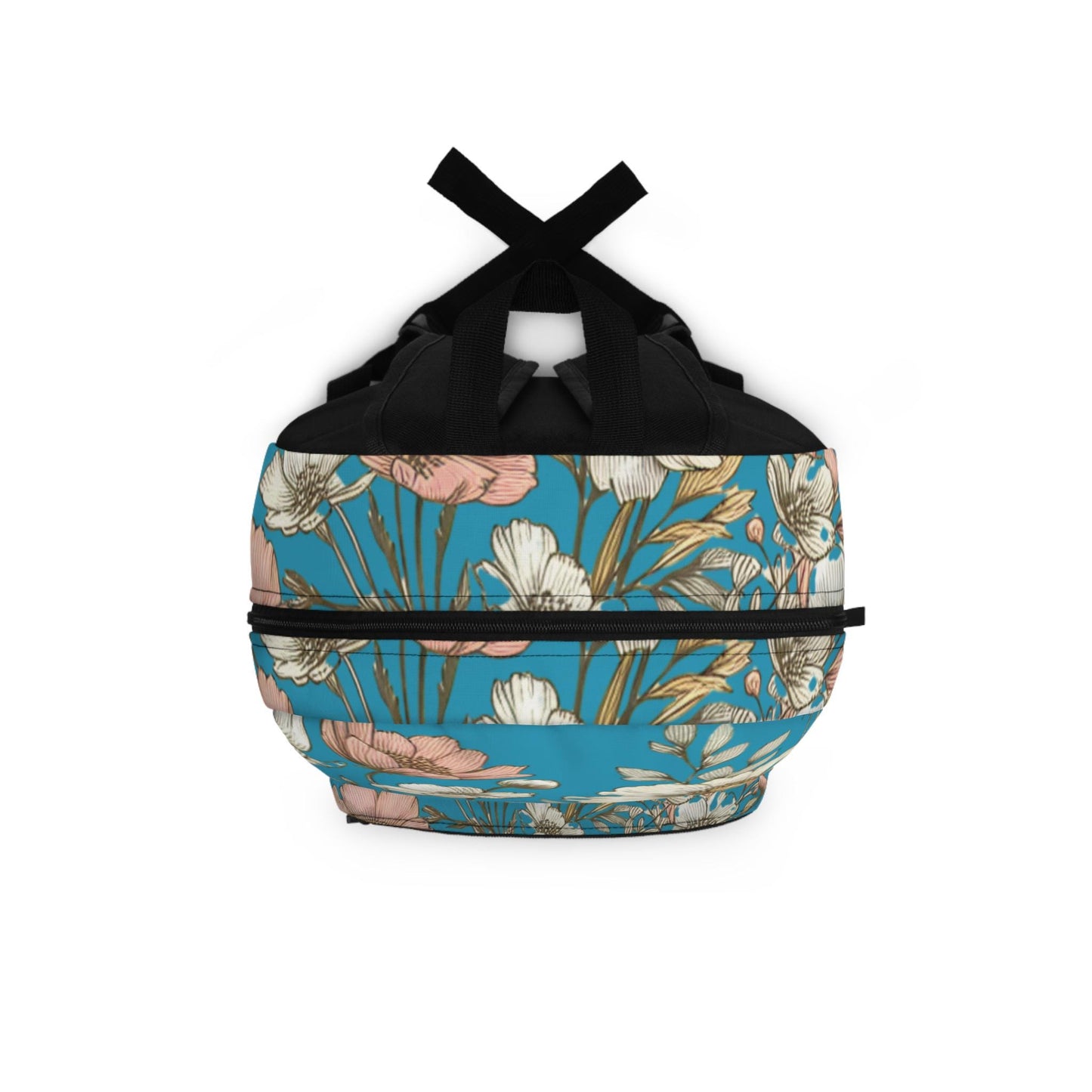 Boho Floral Backpack, Flower School Bag, Flower Print bag, Ideal for Elementary & Middle School Students, Back to School Supply for Students