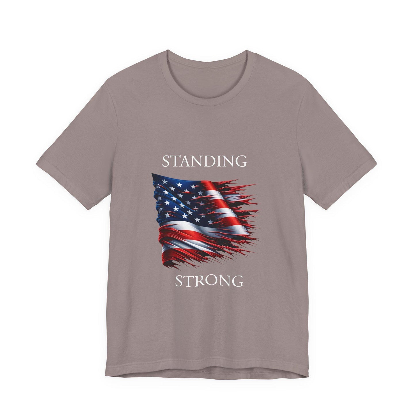 Patriotic Freedom T-Shirt | Short Sleeve Tee, American Flag Shirt, July 4th Apparel, Gift for Veterans, Stand Strong Tee, Red White Blue