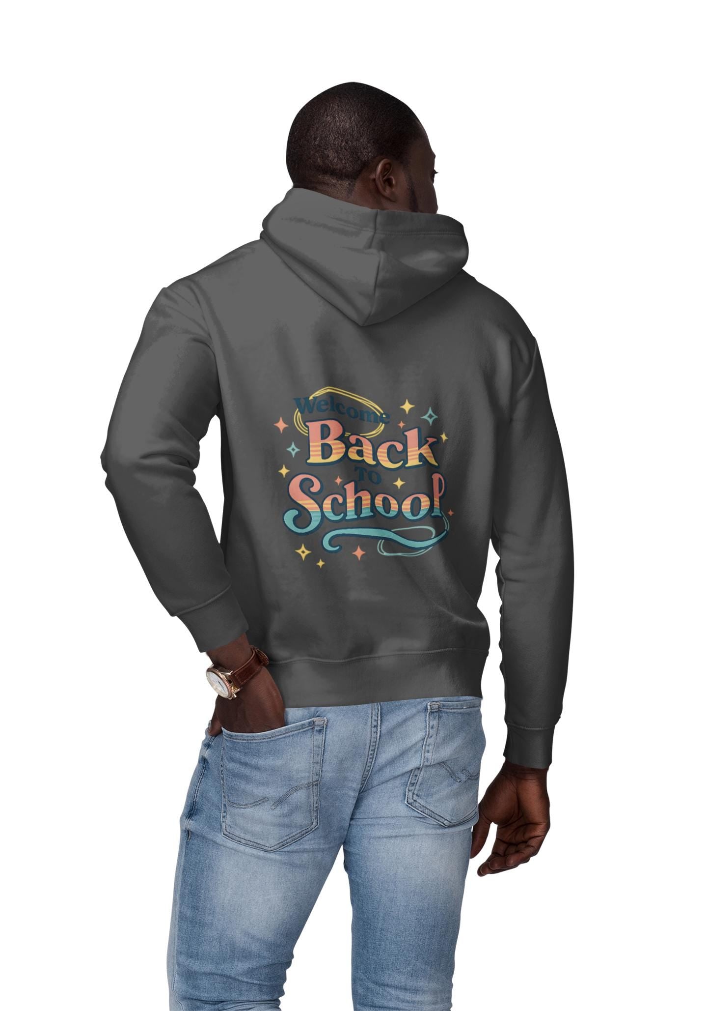 Welcome Back to School Hoodie - Hoodie for Students, School Events, College, Eco-Friendly, Gift for Teacher Appreciation Back to School