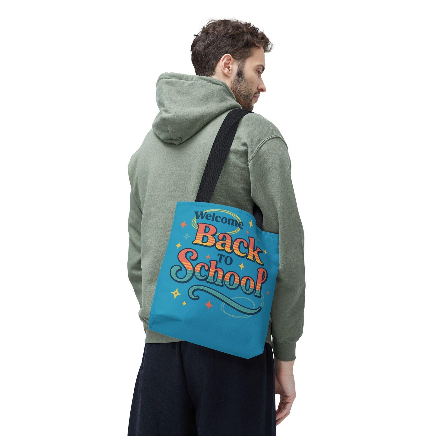 Back to School Tote Bag - Stylish Carryall for Students, School Events, College, Eco-Friendly, Gift for Teacher Appreciation Back to School