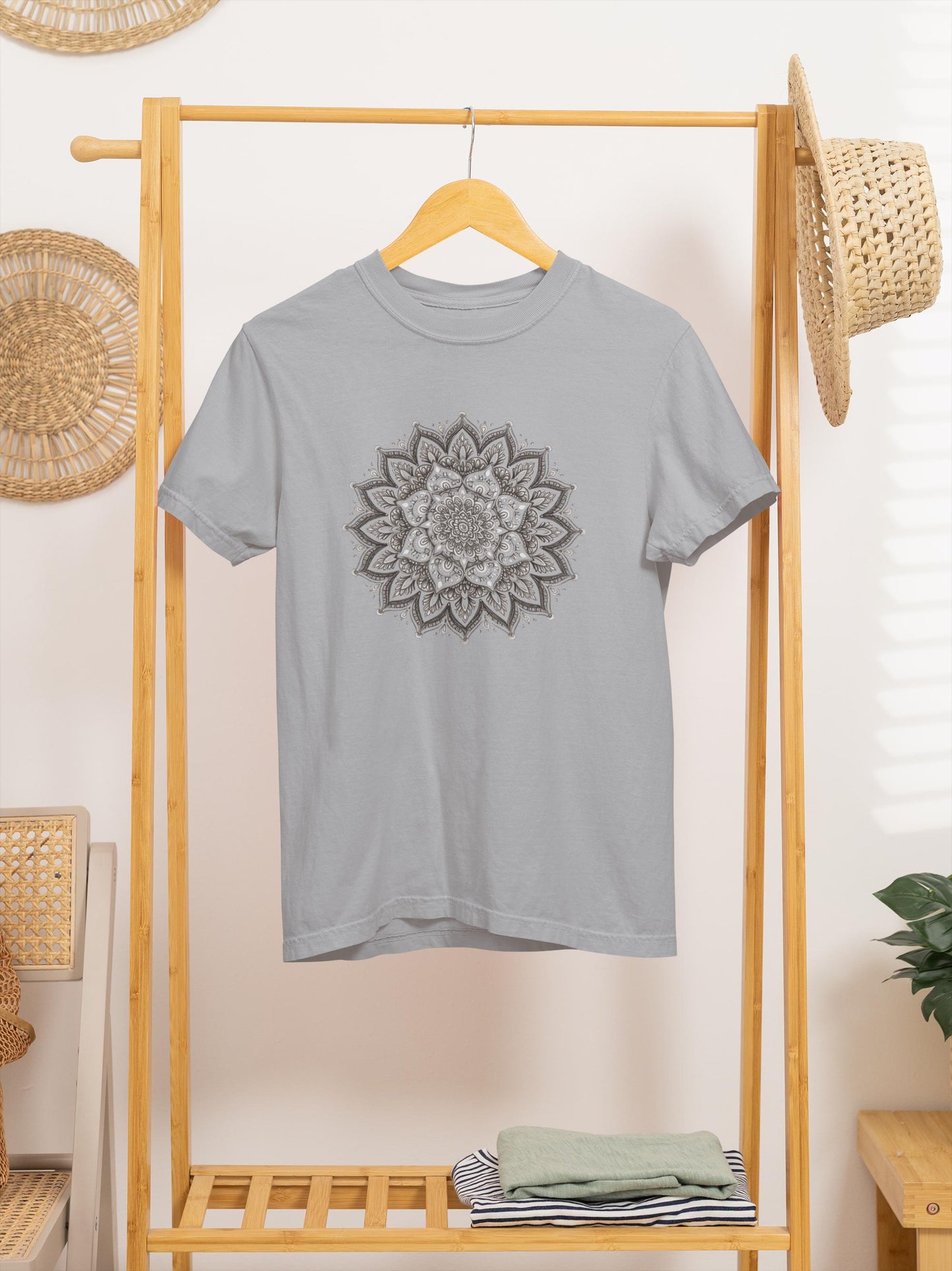 Mandala Graphic Tee, Meditation Spiritual Shirt, Neodiverse Astro Celestial Neo-Soul Tee, Boho Tee, Hippie Minimalist Gifts, Comfort Colors