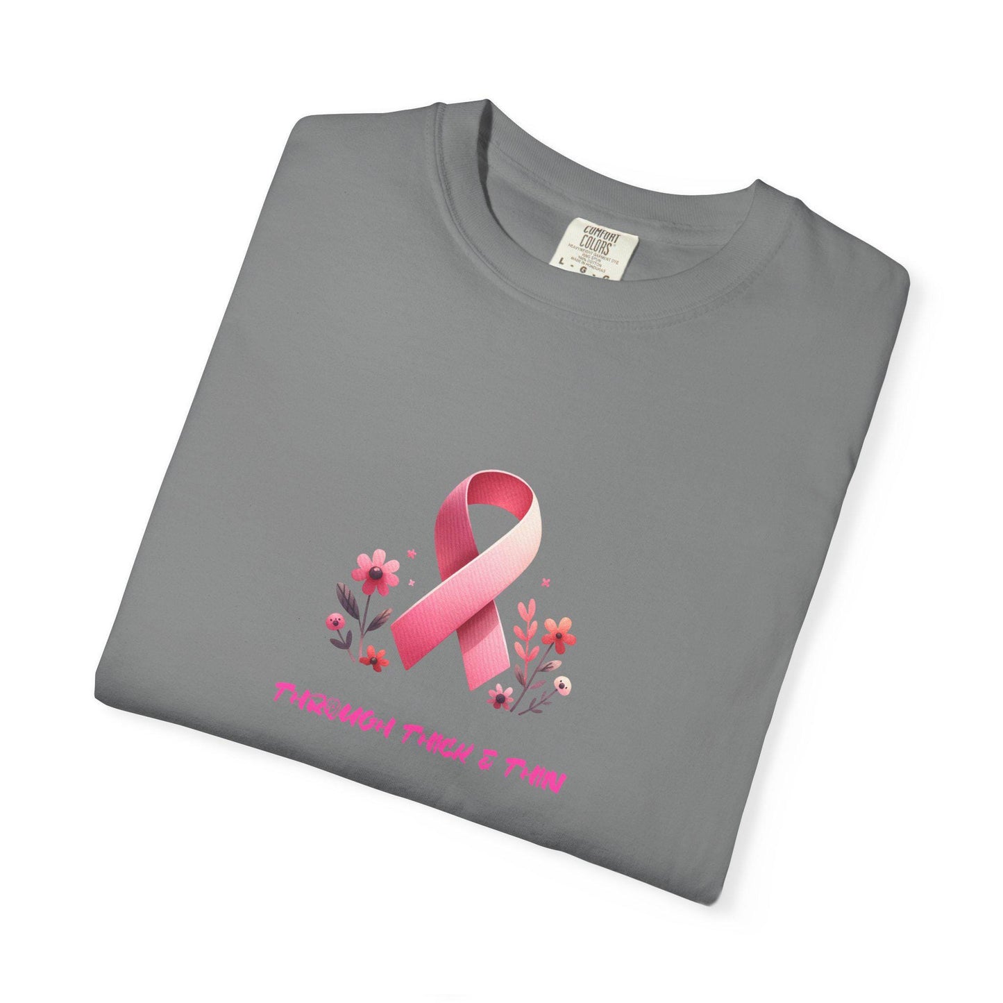 Breast Cancer Awareness T-Shirt, Supportive Tee, Gift for Her, Pink Ribbon Shirt, Advocacy Apparel