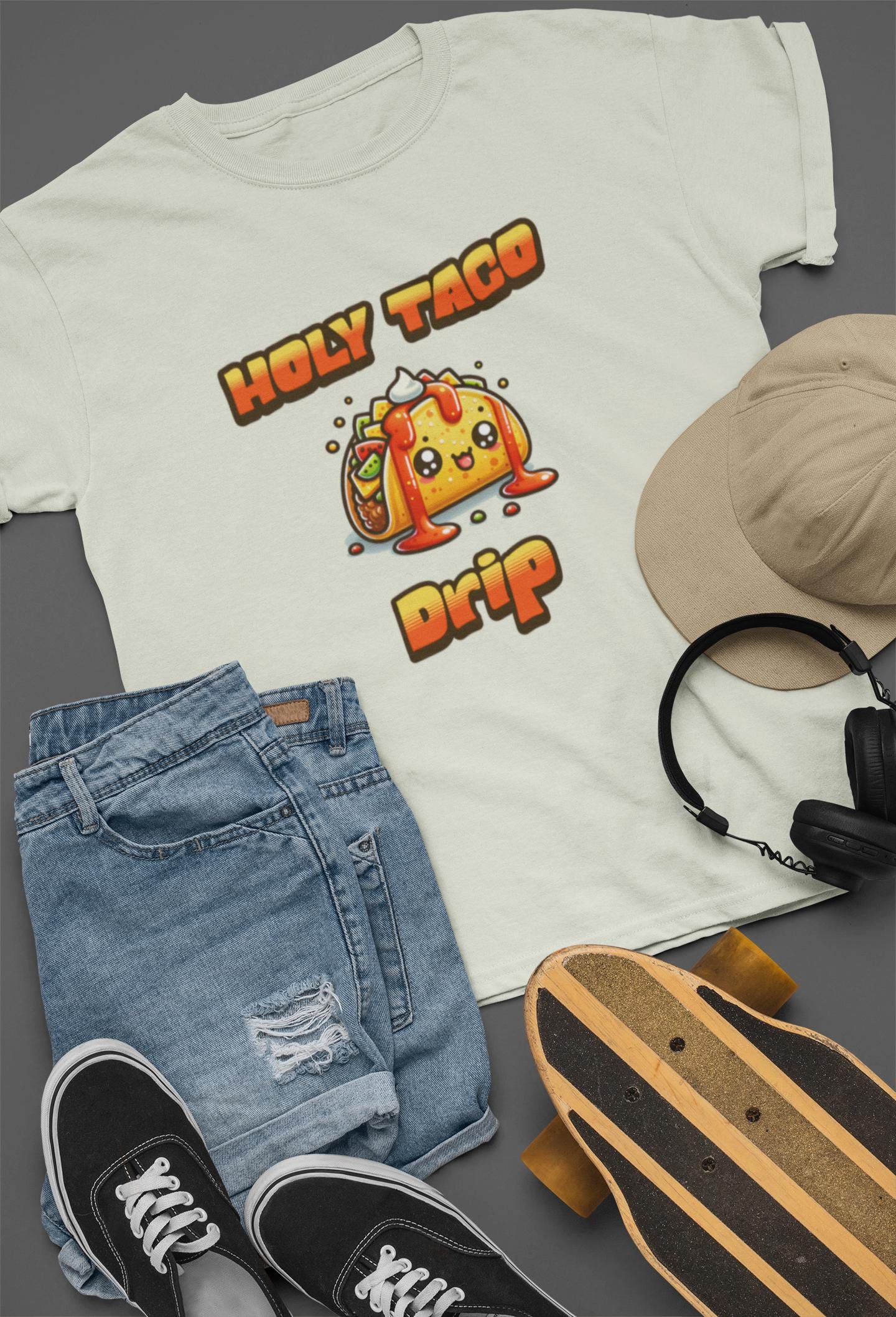 Holy Taco Drip Party Unisex T-shirt, Funny Foodie Cinco De Mayo Tee, Taco Squad Shirt, Friends Gift, Taco Graphic Tee, Mexican Fiesta Shirt