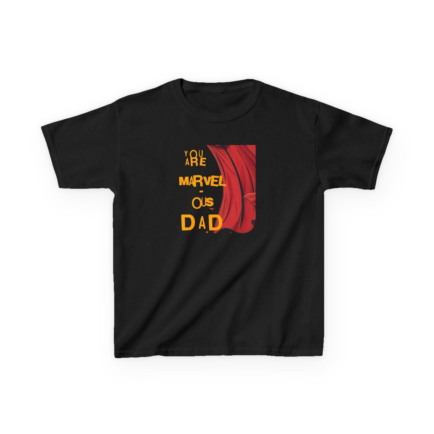 Marvelous Dad Kids Tee, Gift for Father's Day, Birthday Shirt for Boys, Motivational Tee, Casual Kids Wear