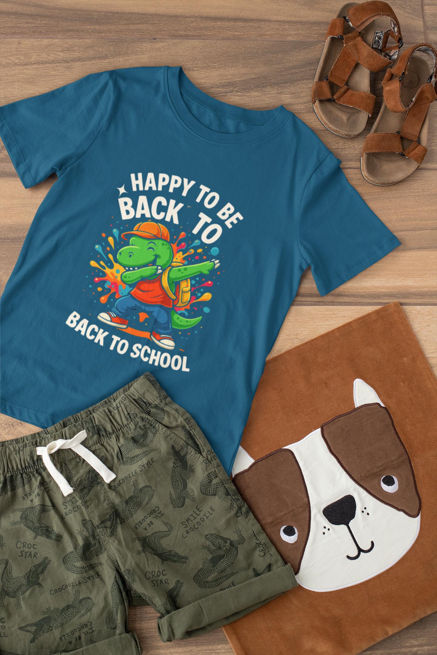 Back to School Dinosaur T-Shirt, Cute Dino Tee, Back to School Gift for Students, Welcome Back T-Shirt, Back2School T-Shirt, Student Shirt
