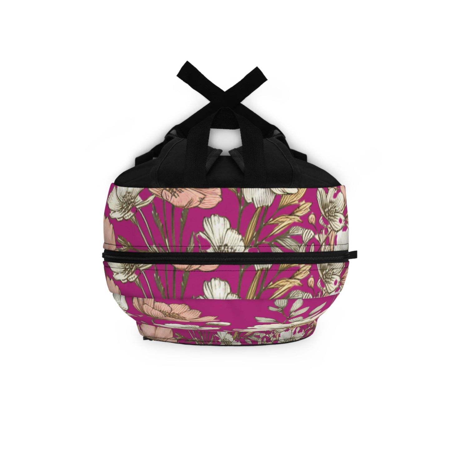 Boho Floral Backpack, Flower School Bag, Flower Print bag, Ideal for Elementary & Middle School Students, Back to School Supply for Students
