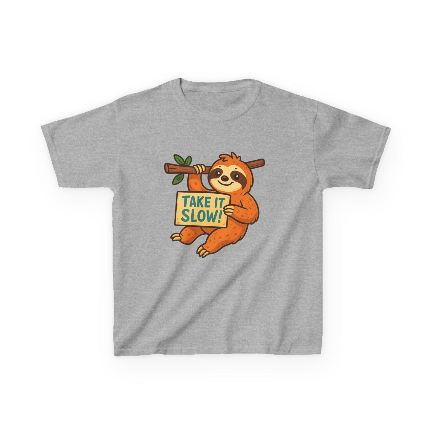 Cute Sloth Kids Take it Slow Tee, Funny Children Tee, Take It Slow Tee, Cute Animal Shirt, Sloth Gift Shirt for Kids Back to School Apparel