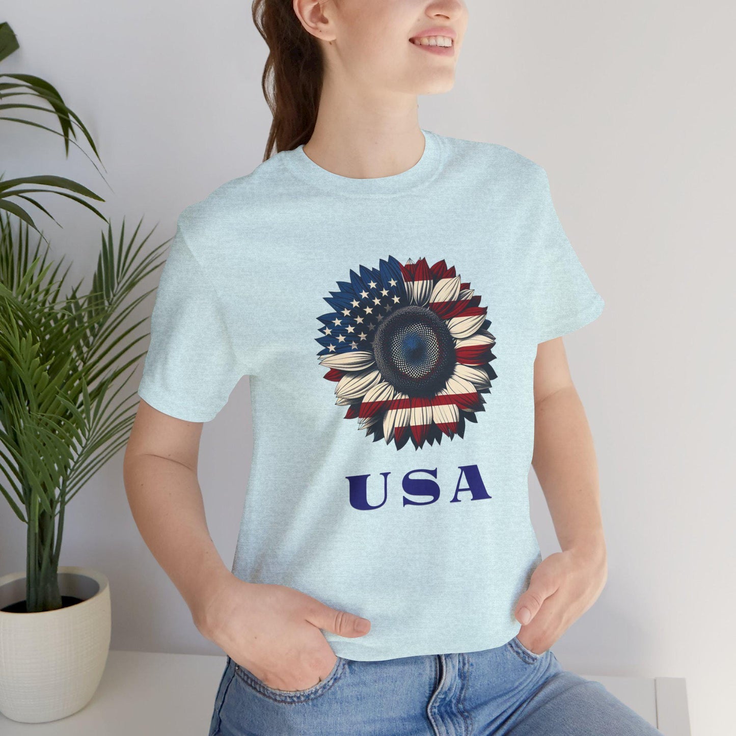 Patriotic USA Graphic Tee, Independence Day Shirt, Fourth of July Apparel, Gift for Veterans, Summer Casual Wear