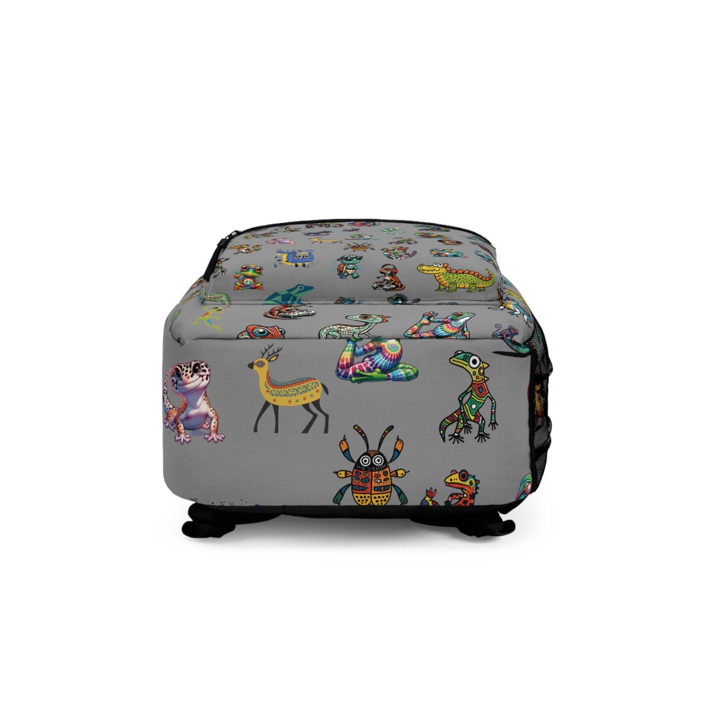 Animal Print Kids Backpack, Personalized School Bag for Elementary & Middle School Kids, Custom Name Bag for Gamer Enthusiast Back-to-School