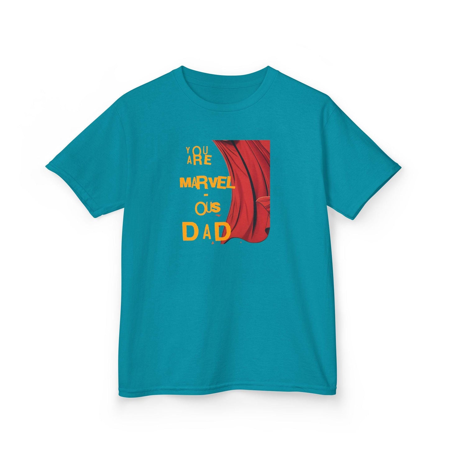 Marvelous Dad Kids Tee, Gift for Father's Day, Birthday Shirt for Boys, Motivational Tee, Casual Kids Wear