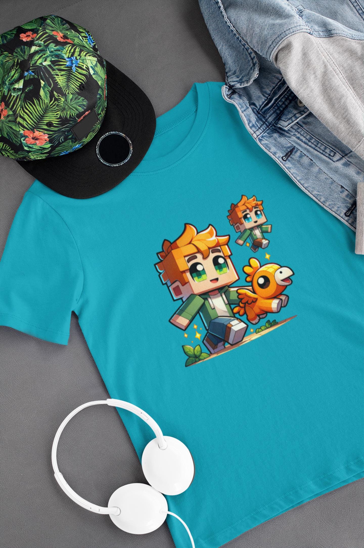 Minecraft Adventure Kids Tee, Cute Graphic Shirt, Children T-Shirt, Quirky Tee, Fun Gaming Enthusiasts Apparel, Back to School Apparel