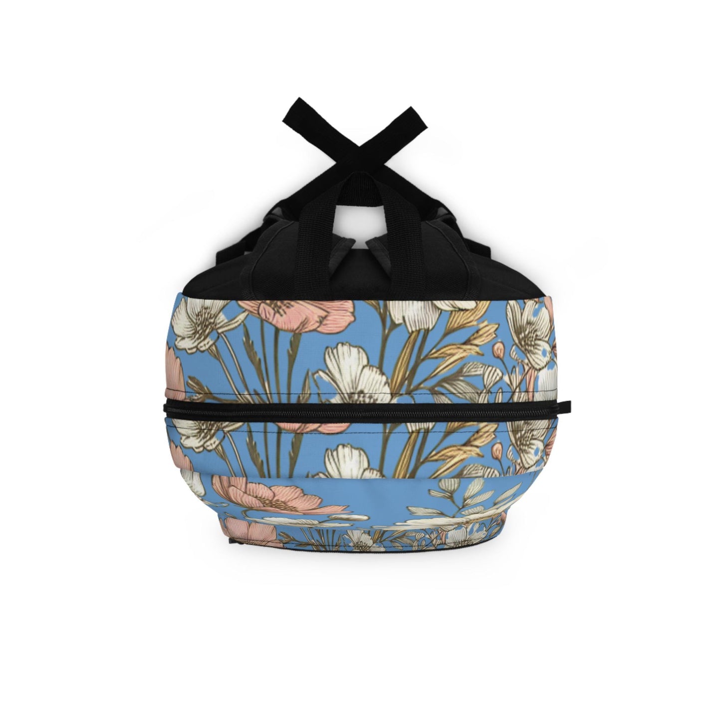 Boho Floral Backpack, Flower School Bag, Flower Print bag, Ideal for Elementary & Middle School Students, Back to School Supply for Students