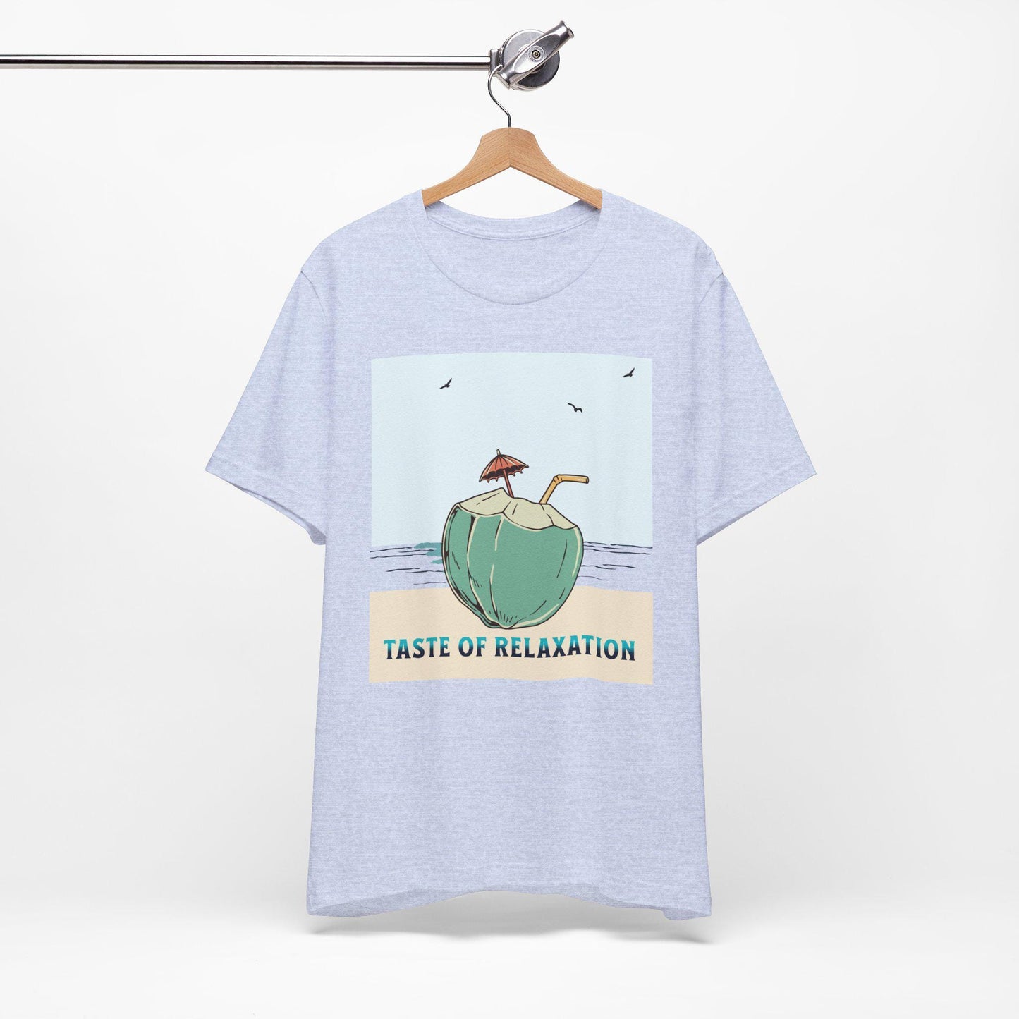 Taste of Relaxation Beach Tee, Summer Shirt, Vacation Apparel, Gift for Him/Her, Relaxing Casual Wear