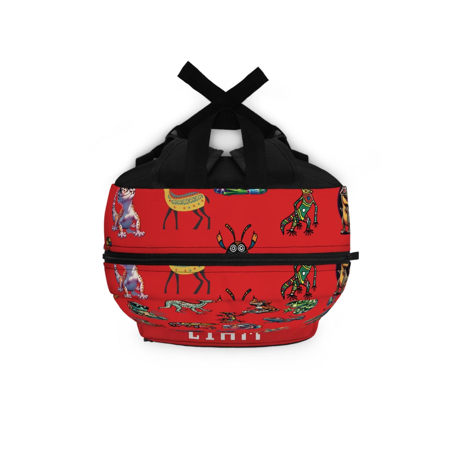 Animal Print Kids Backpack, Personalized School Bag for Elementary & Middle School Kids, Custom Name Bag for Gamer Enthusiast Back-to-School
