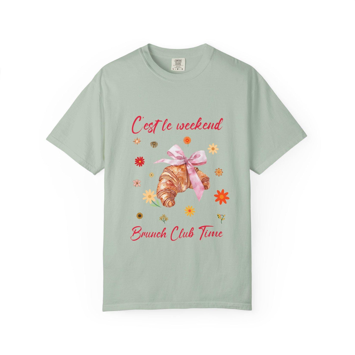 Brunch Club T-shirt, Weekend Style Tee, Breakfast Apparel, Bakery Lover Shirt, Foodie Shirt, Aesthetic Shirt, Trendy Tee, Comfort Colors Tee