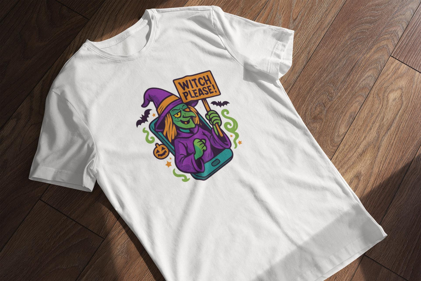 Halloween Witch Youth Tee, Spooky Trick or Treat, Kids Halloween Apparel, Witch Please Graphic Tee, Back to School Apparel for Boys & Girls