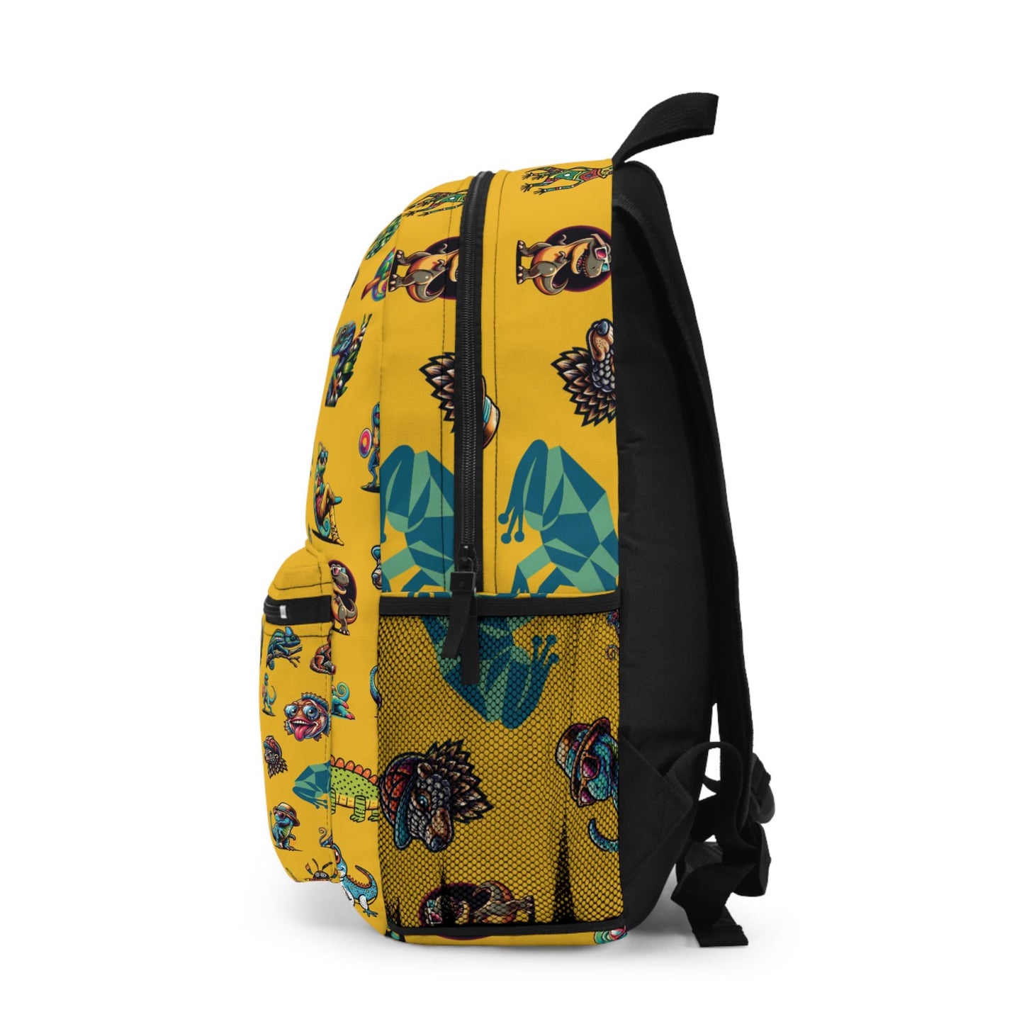 Animal Print Kids Backpack, Personalized School Bag for Elementary & Middle School Kids, Custom Name Bag for Gamer Enthusiast Back-to-School