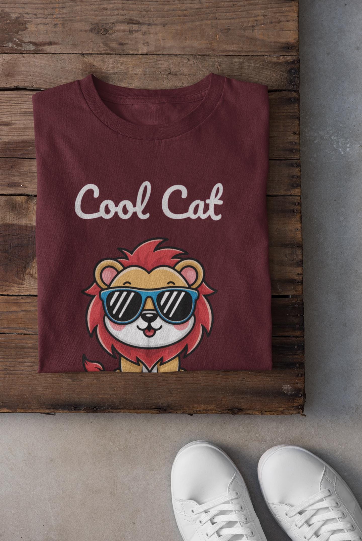 Cool Cat Kids Tee - Fun Animal Shirt, Gift for Children, Birthday Present, Cool Summer Wear, Cute Graphic Tee, Back to School Apparel