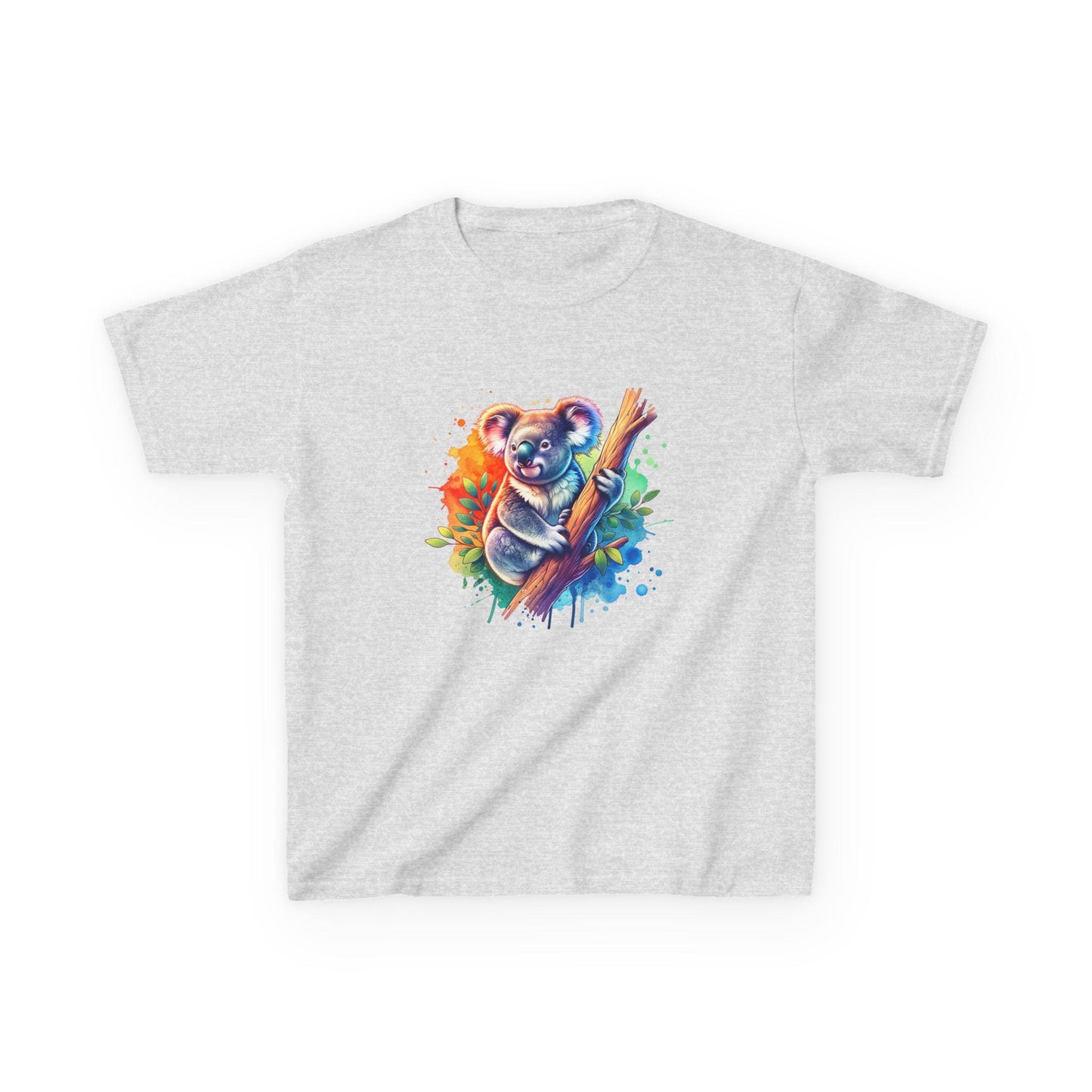 Children's Colorful Koala Tee, Fun Kids T-Shirt, Animal Tee, Gift for Nature Lovers, Birthday Present, Great Gift for Boys and Girls