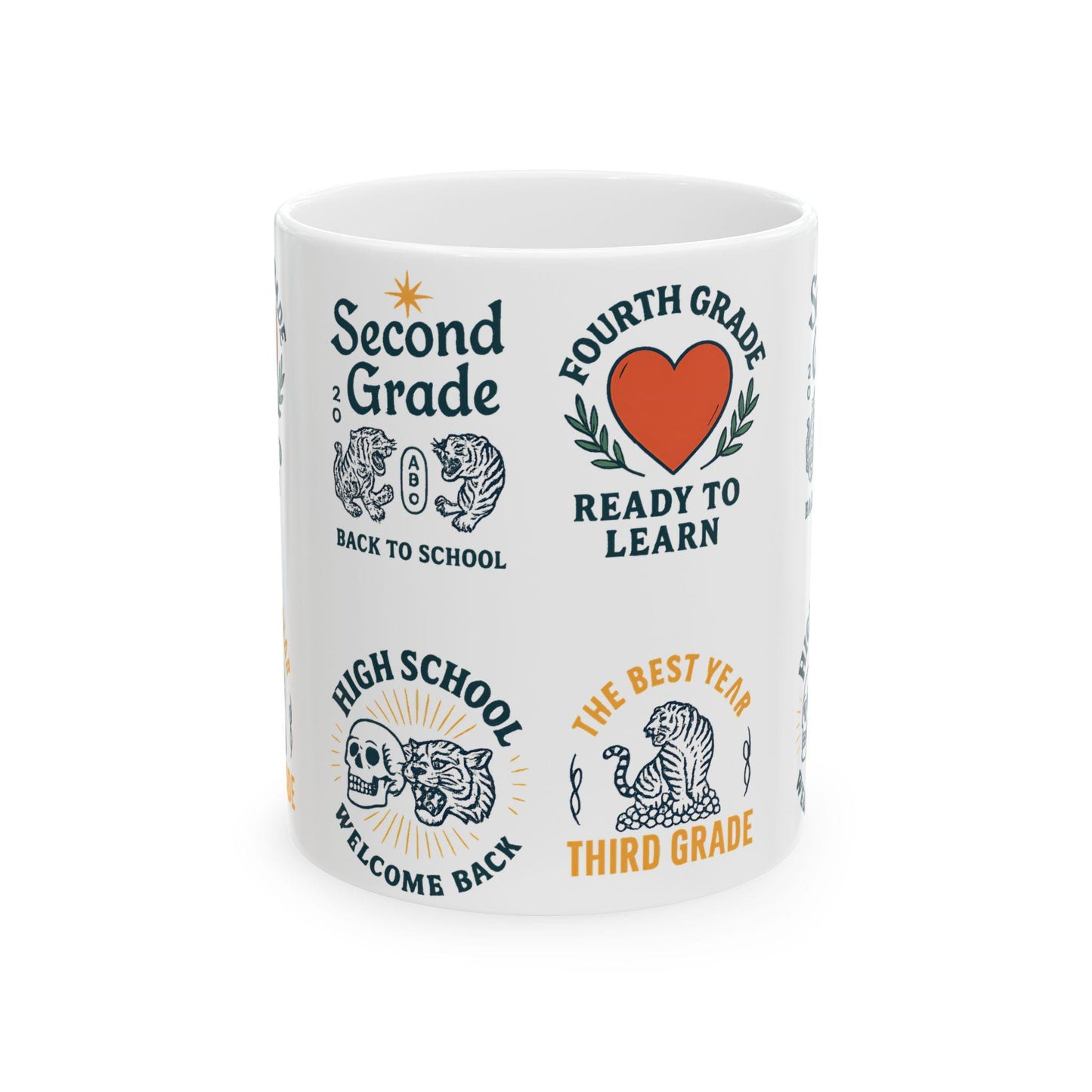 Inspiring Drinkware for Back to School - Drinkware Gift for Coffee Lovers, Espresso Mug, Ideal Back 2 School Gift for Teachers and Parents