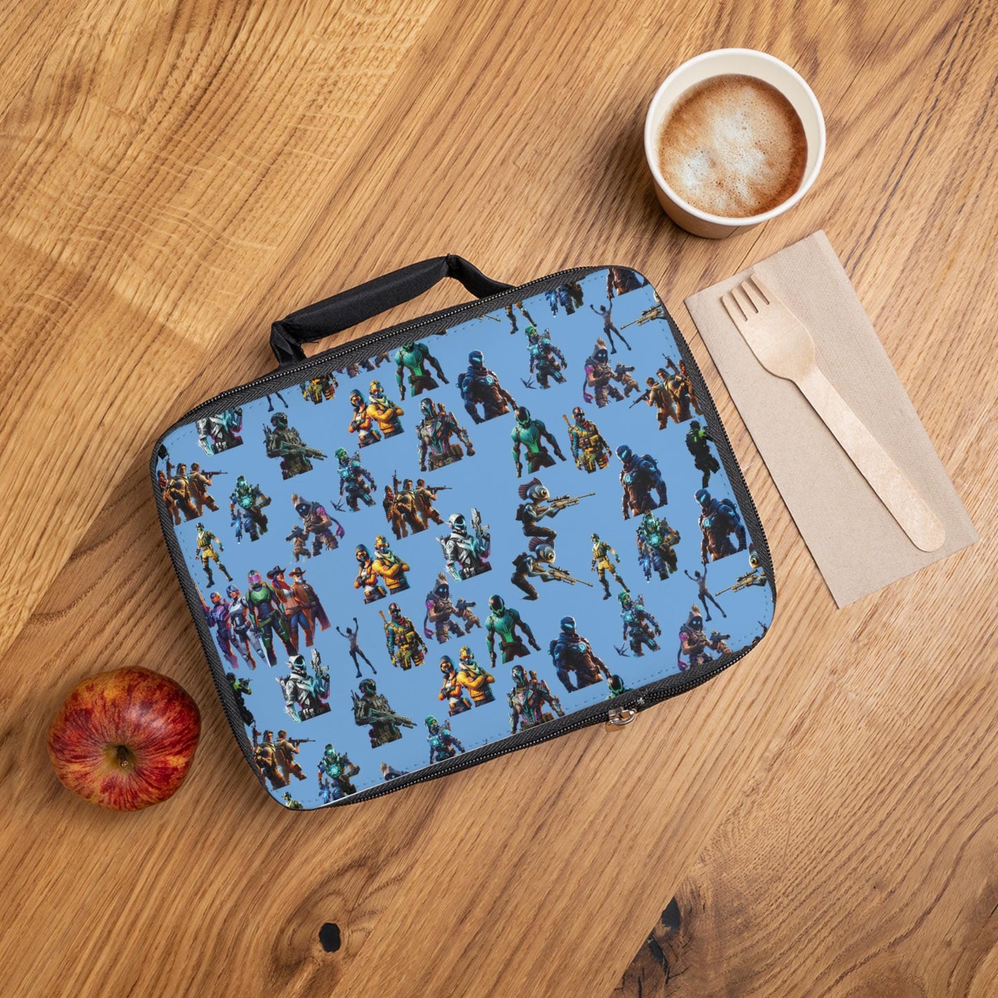 Gamer Enthusiast Lunch Bag, Perfect for Back to School, Lunch Bag Ideal for Middle & Elementary School Kids, Insulated School Lunch Bag