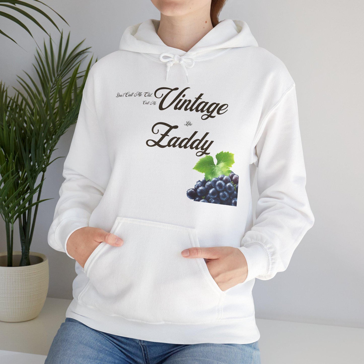 Vintage Zaddy Hooded Sweatshirt, Funny Sweatshirt, Unisex Hoodie, Gift for Him, Dad Gift, Casual Wear, Vintage Style