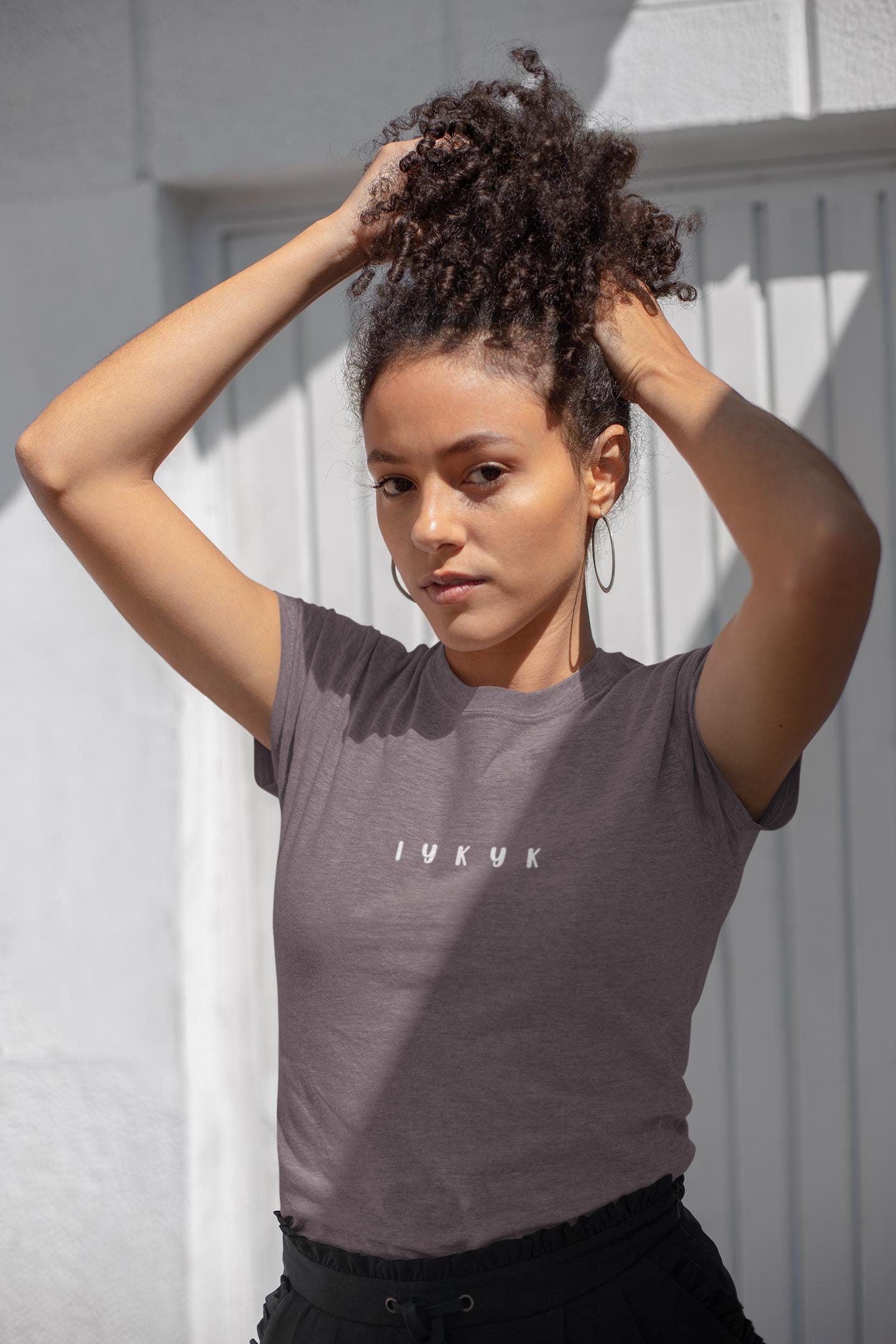T-Shirt, Fun Playful Gen Z Slang Words Trendy Tee, Iykyk Day to Day Lingo Shirt, Unisex Garment-Dyed Top, Catchy Hipster Graphic Tee, Cool