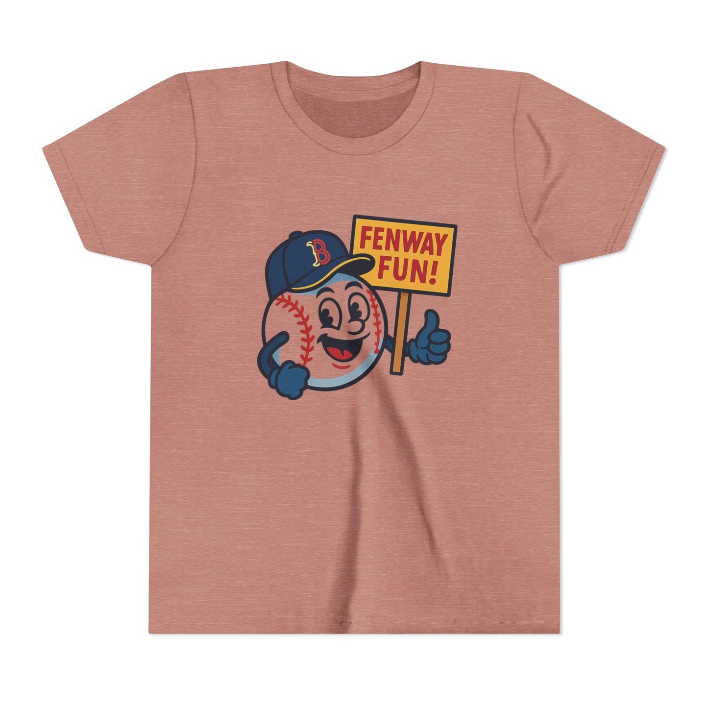 Boston Fenway Fun Youth Tee, Baseball Shirt, Kids Sports Apparel, Gift for Sports Fans, Birthday Present for Boys, Back to School Apparel