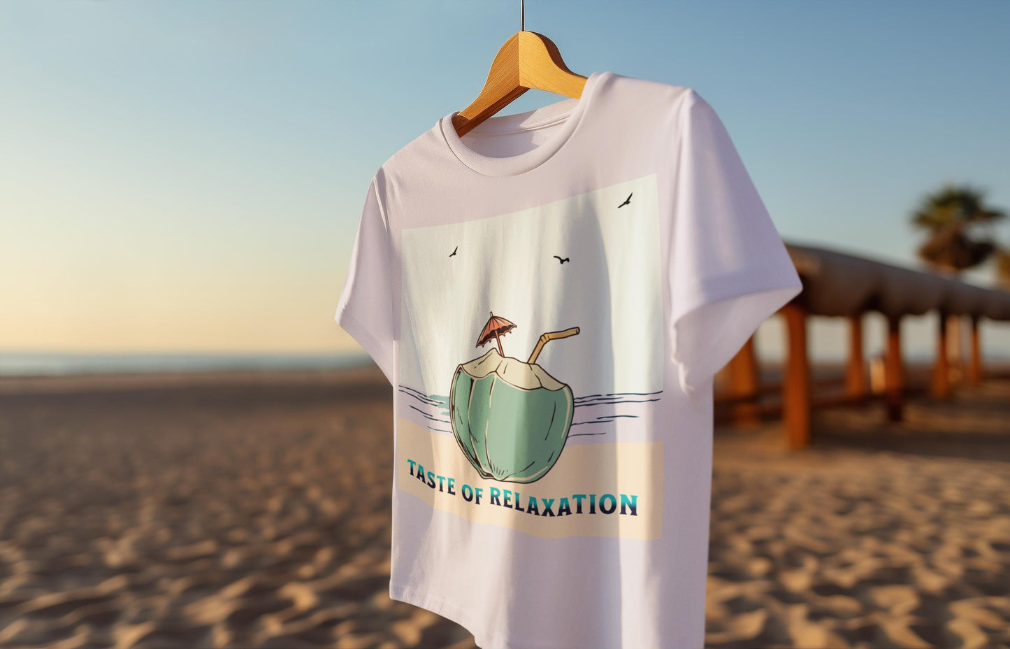 Taste of Relaxation Beach Tee, Summer Shirt, Vacation Apparel, Gift for Him/Her, Relaxing Casual Wear
