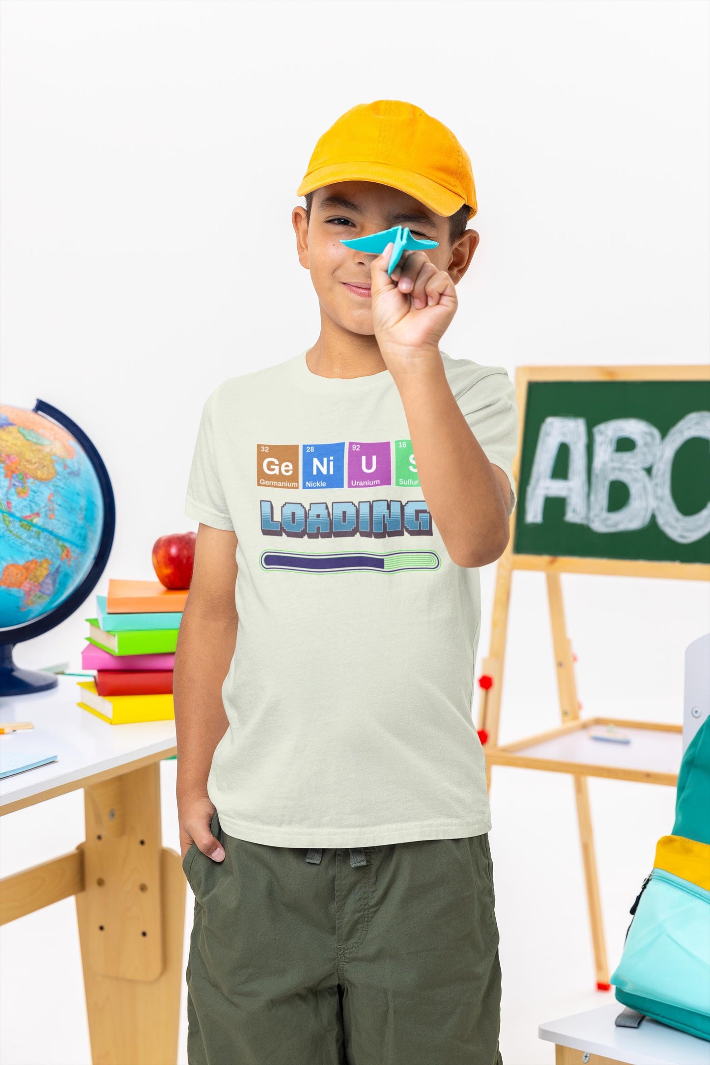 Genius Loading T-Shirt, Funny Science Shirt, Graphic Tee Gift for Students, Comfort Colors Casual Wear, Fun Back to School Nerdy Tee, Unisex