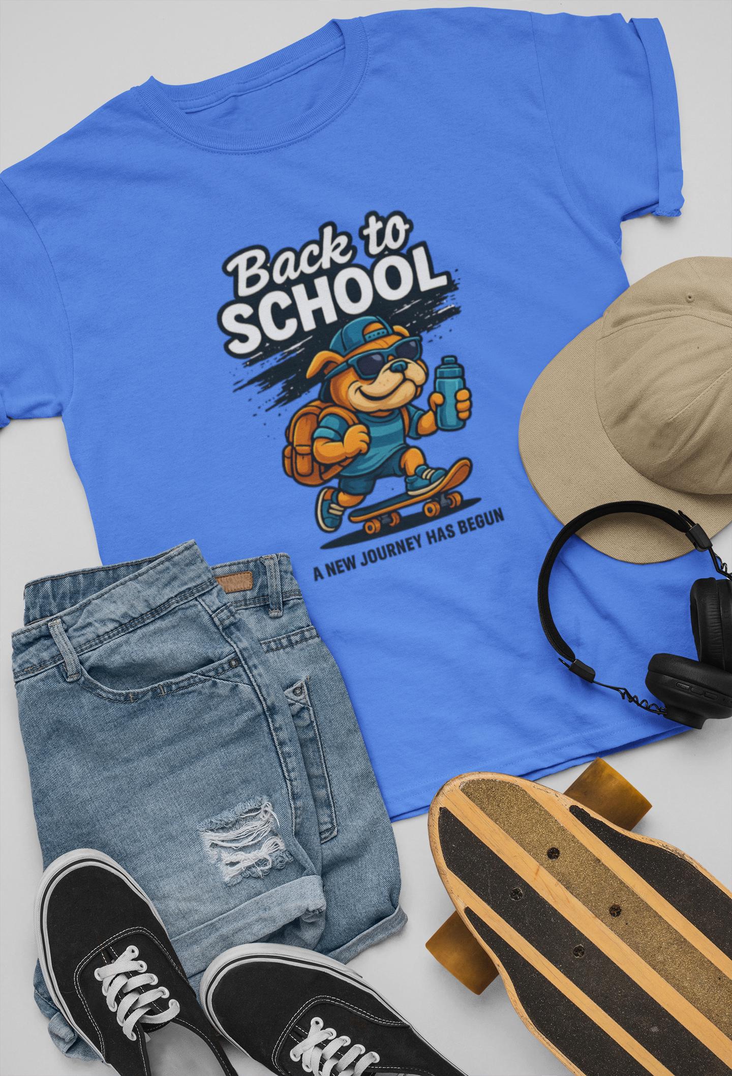 Back to School Bulldog T-Shirt, Cute Bulldog Tee, Back to School Gift for Students, Welcome Back T-Shirt, Back2School T-Shirt, Student Shirt