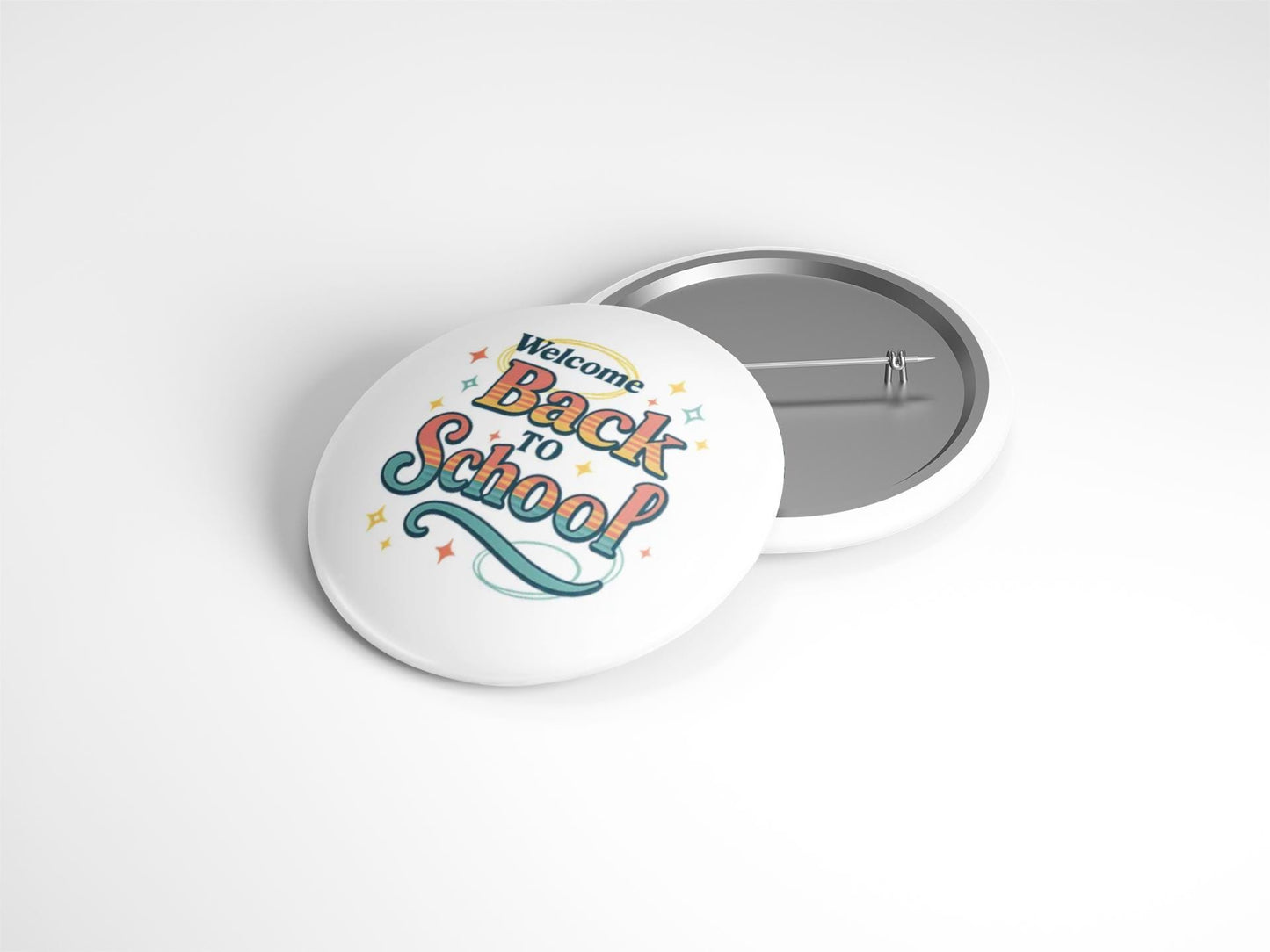 Welcome Back to School Pin Buttons, Fun School Accessories, Teacher Gifts, Student Supplies, Classroom Decor, Welcome Back Pins