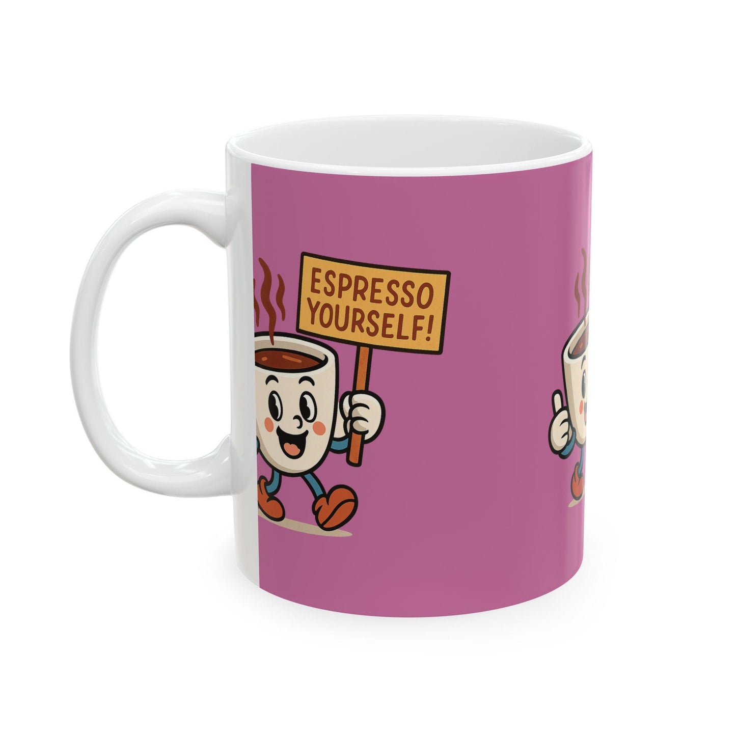Espresso Yourself Coffee Mug, Cute Drinkware Gift for Coffee Lovers, Espresso Mug, Ideal Back 2 School Gift for Teachers and Parents