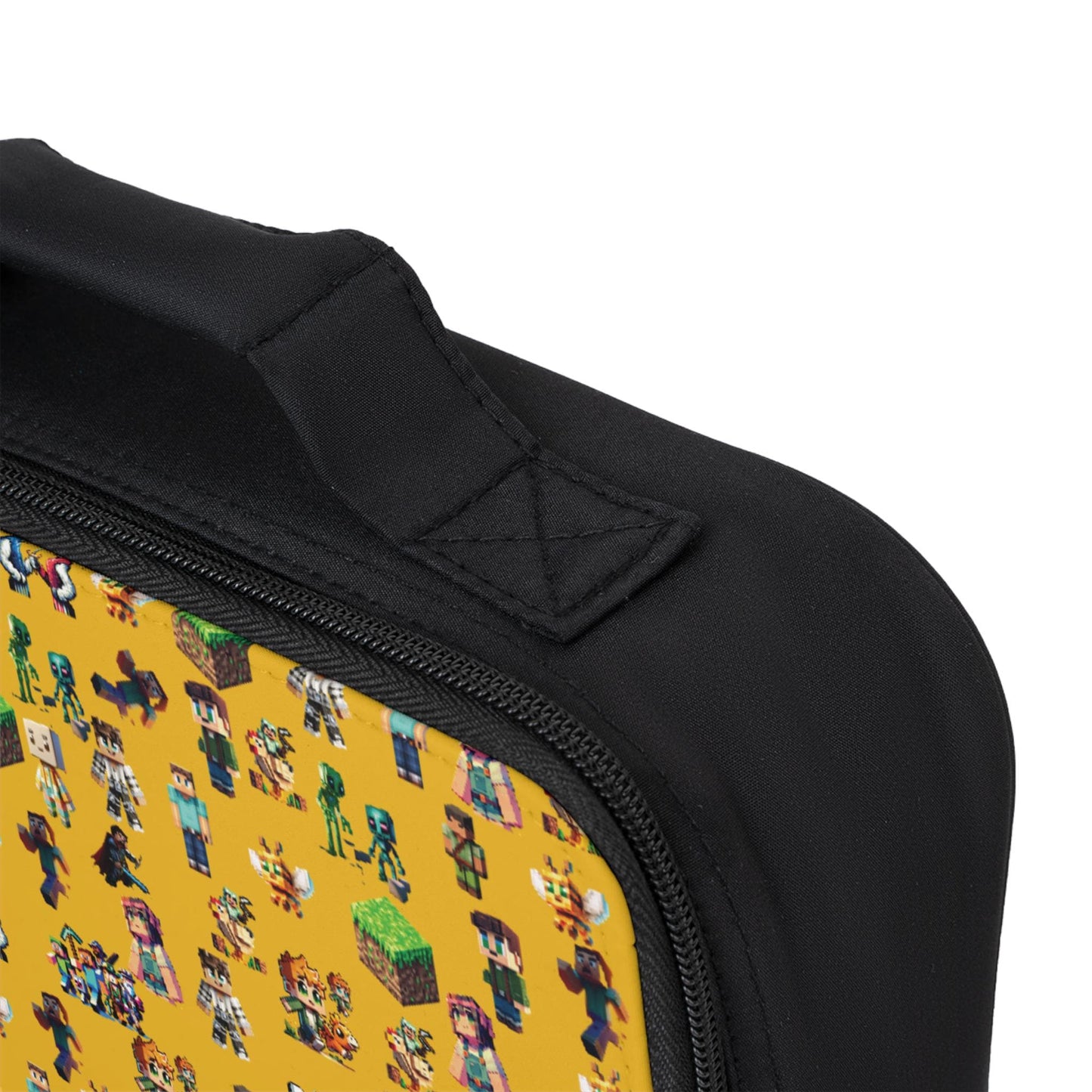 Minecraft Inspired Vibrant Kids Lunch Bag, Perfect for Back to School, Picnics, and Playdates, Gamer Enthusiast Lunch Bag, School Lunch Bag
