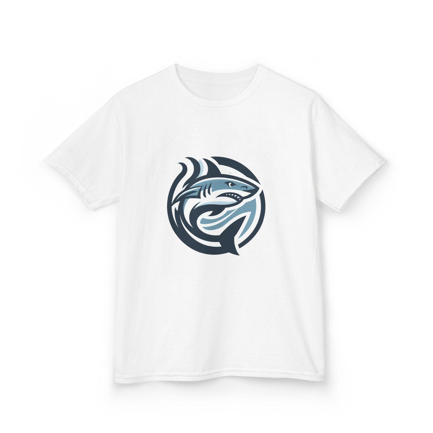 Kids Graphic Tee - "Shark" Design, Fun Shirt for Children, Cool Summer Clothing, Gift for Kids, Party Wear, Boho Natural Kids Youth Tee