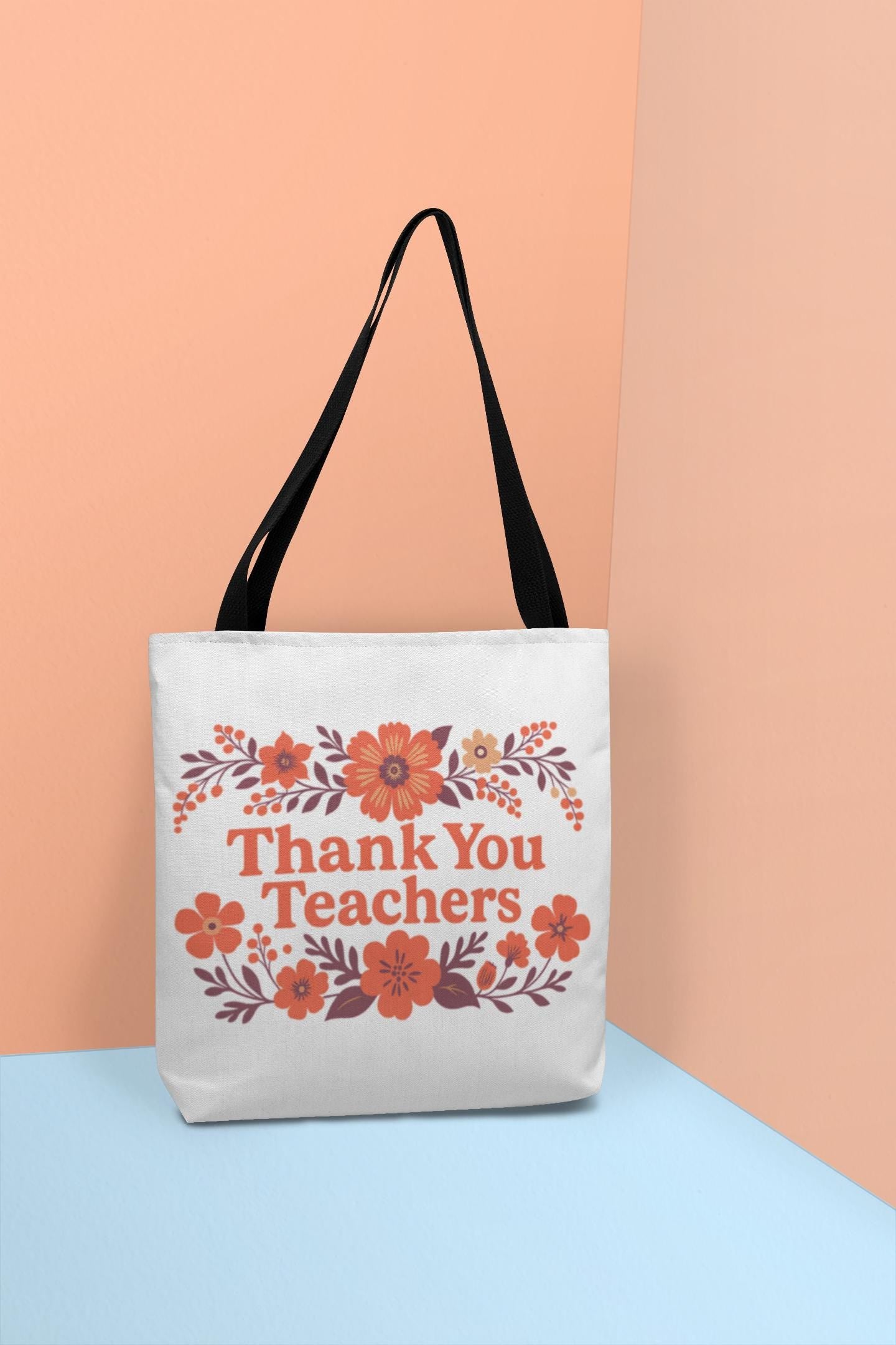 Thank You Teachers - Tote Bag - Perfect Gift for Educators, Back to School, Classroom Essentials, Teacher Appreciation, Eco-Friendly Bag