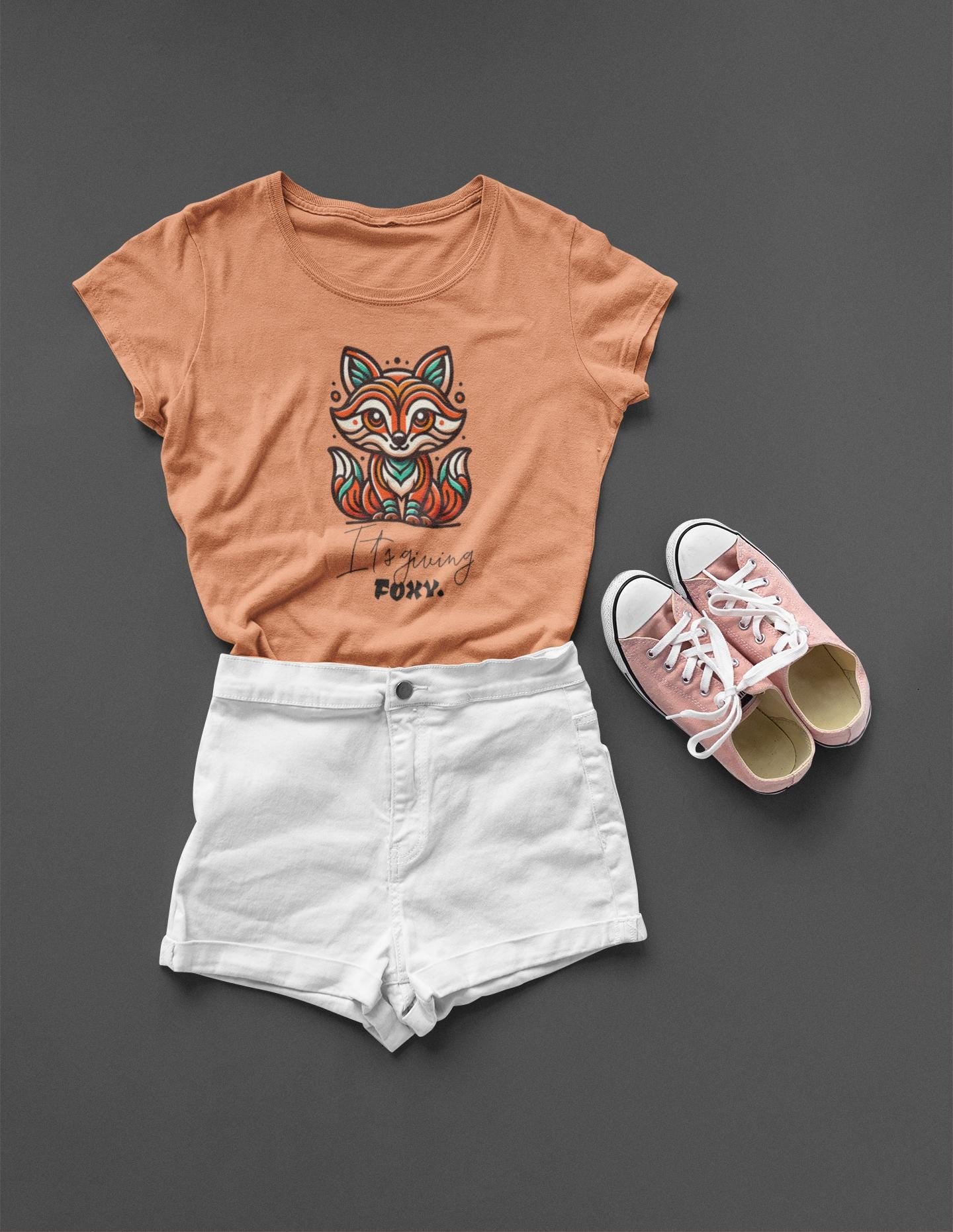 Colorful Foxy Kids Tee, Fun Graphic T-Shirt, Cute Animal Tee, Gifts for Young Ones, Fox Lover Shirt, Nature Lovers Shirt, Fun Animals Tee