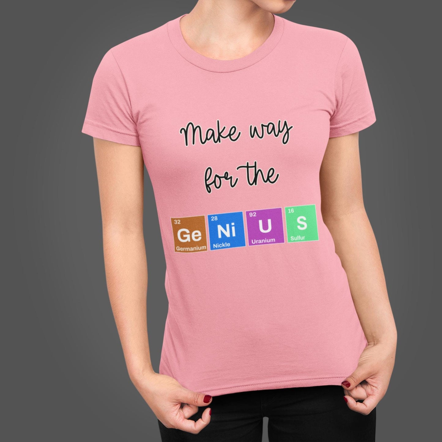 Make Way for the Genius Youth T-Shirt, Fun Youth Science Inspired T-Shirt, Back To School Teacher Student Shirt, First Day Of School Shirts