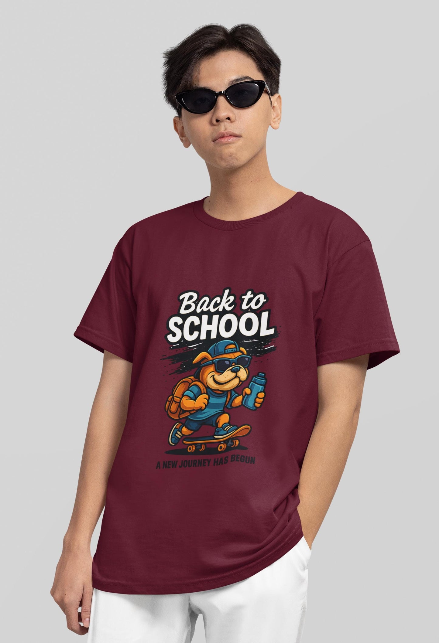 Back to School Bulldog T-Shirt, Cute Bulldog Tee, Back to School Gift for Students, Welcome Back T-Shirt, Back2School T-Shirt, Student Shirt