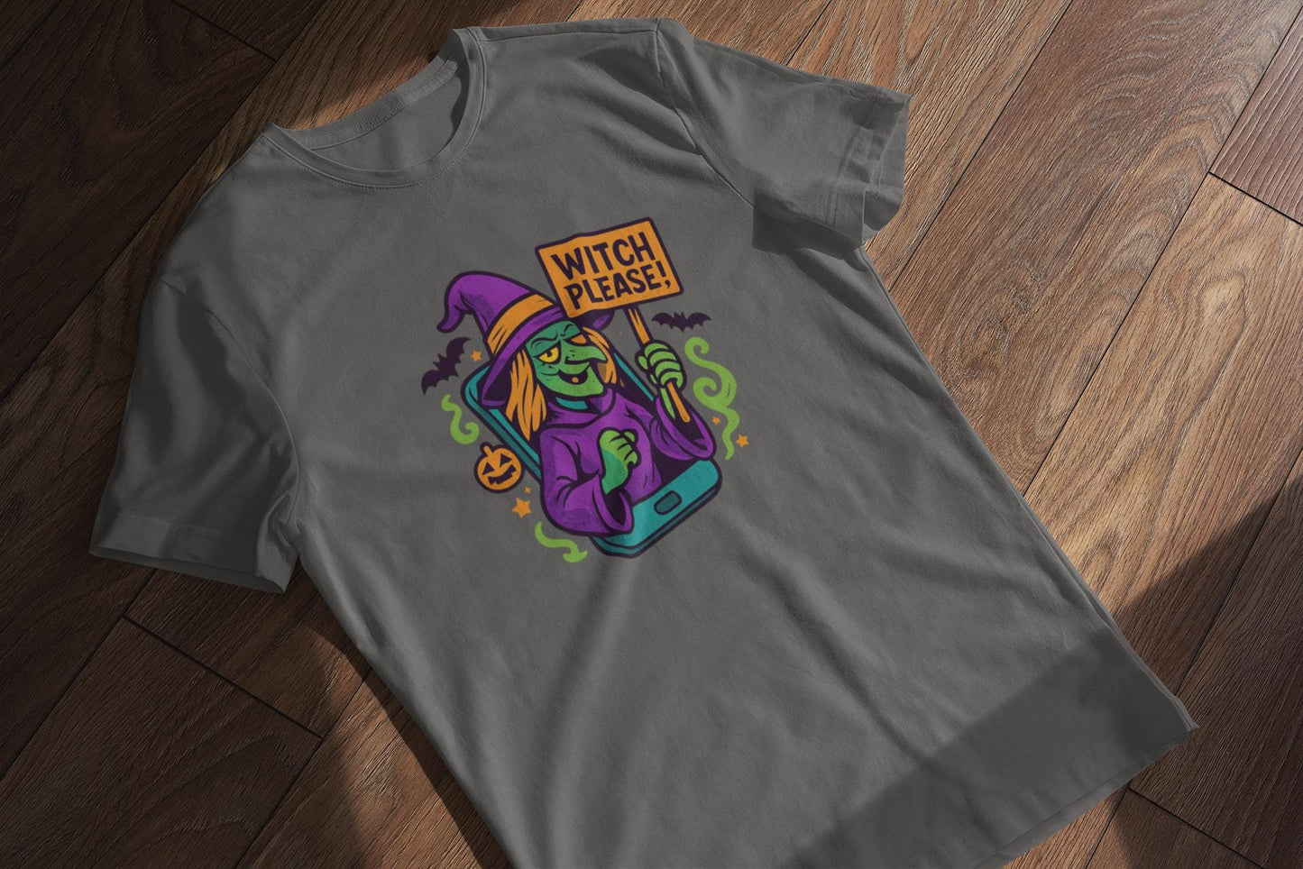 Halloween Witch Youth Tee, Spooky Trick or Treat, Kids Halloween Apparel, Witch Please Graphic Tee, Back to School Apparel for Boys & Girls